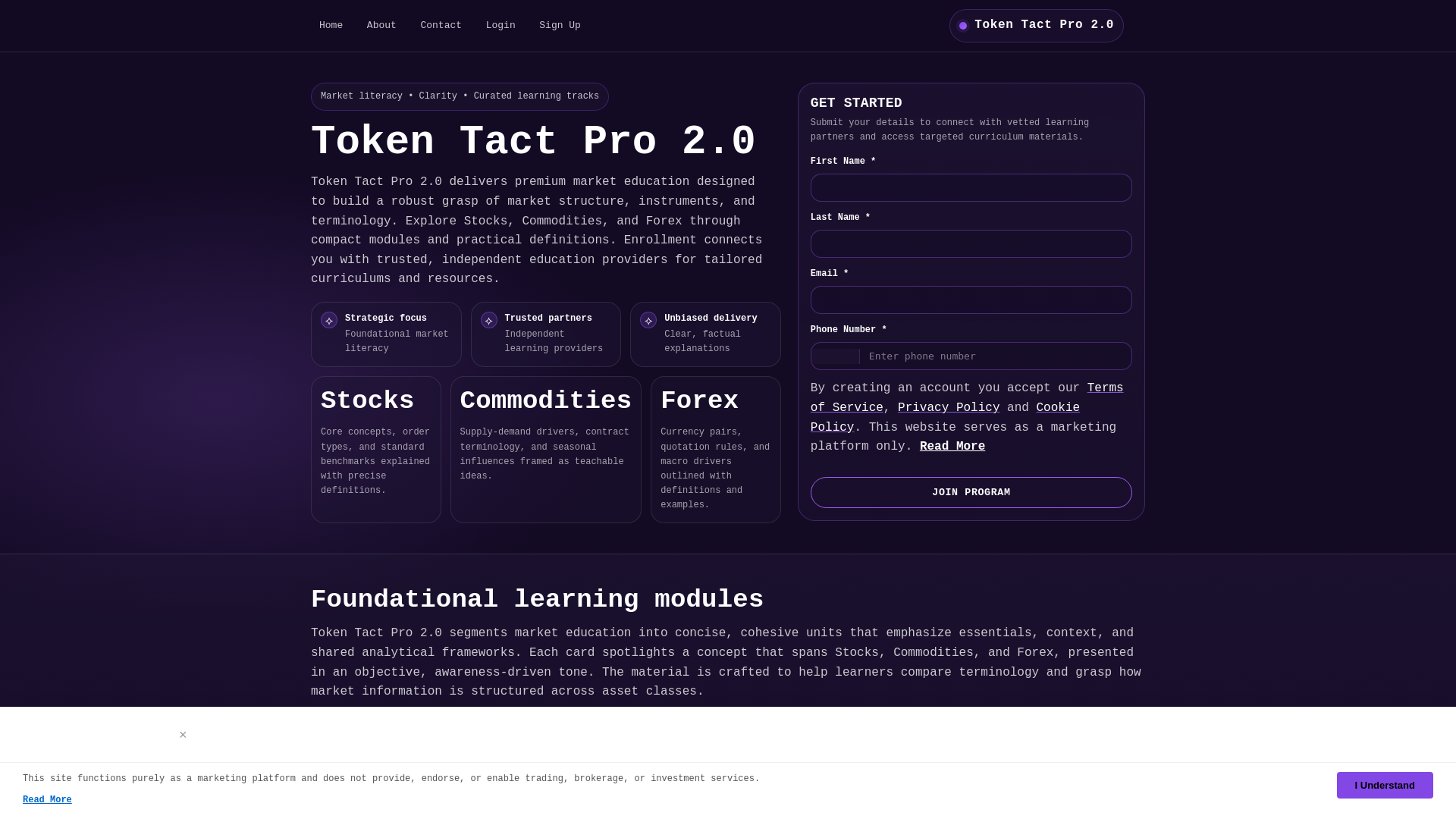 website screenshot of https://tokentact-2-pro.pages.dev/