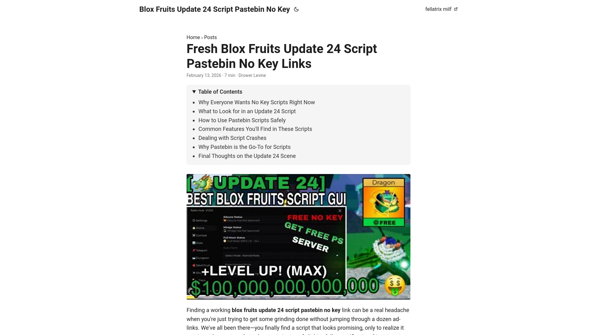 website screenshot of https://blox-fruits-update-24-script-pastebin-no-key.pages.dev/