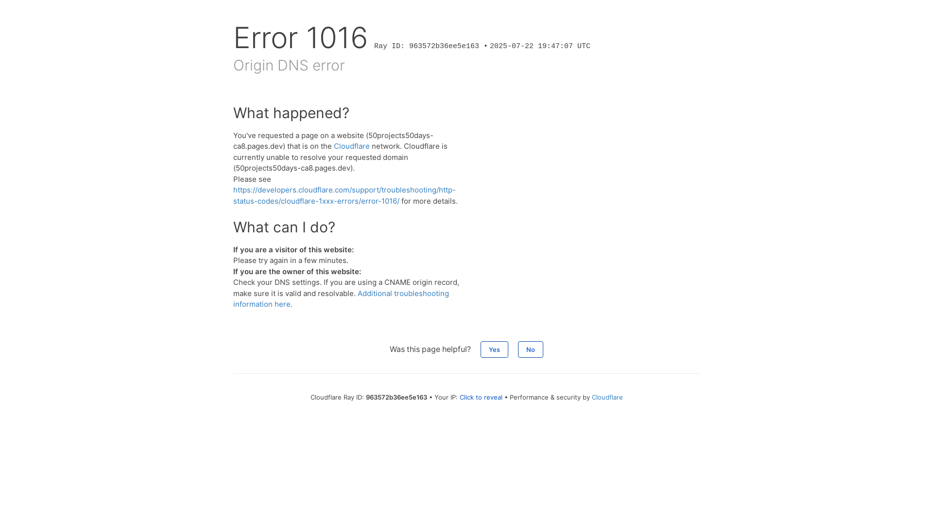 website screenshot of https://50projects50days-ca8.pages.dev/