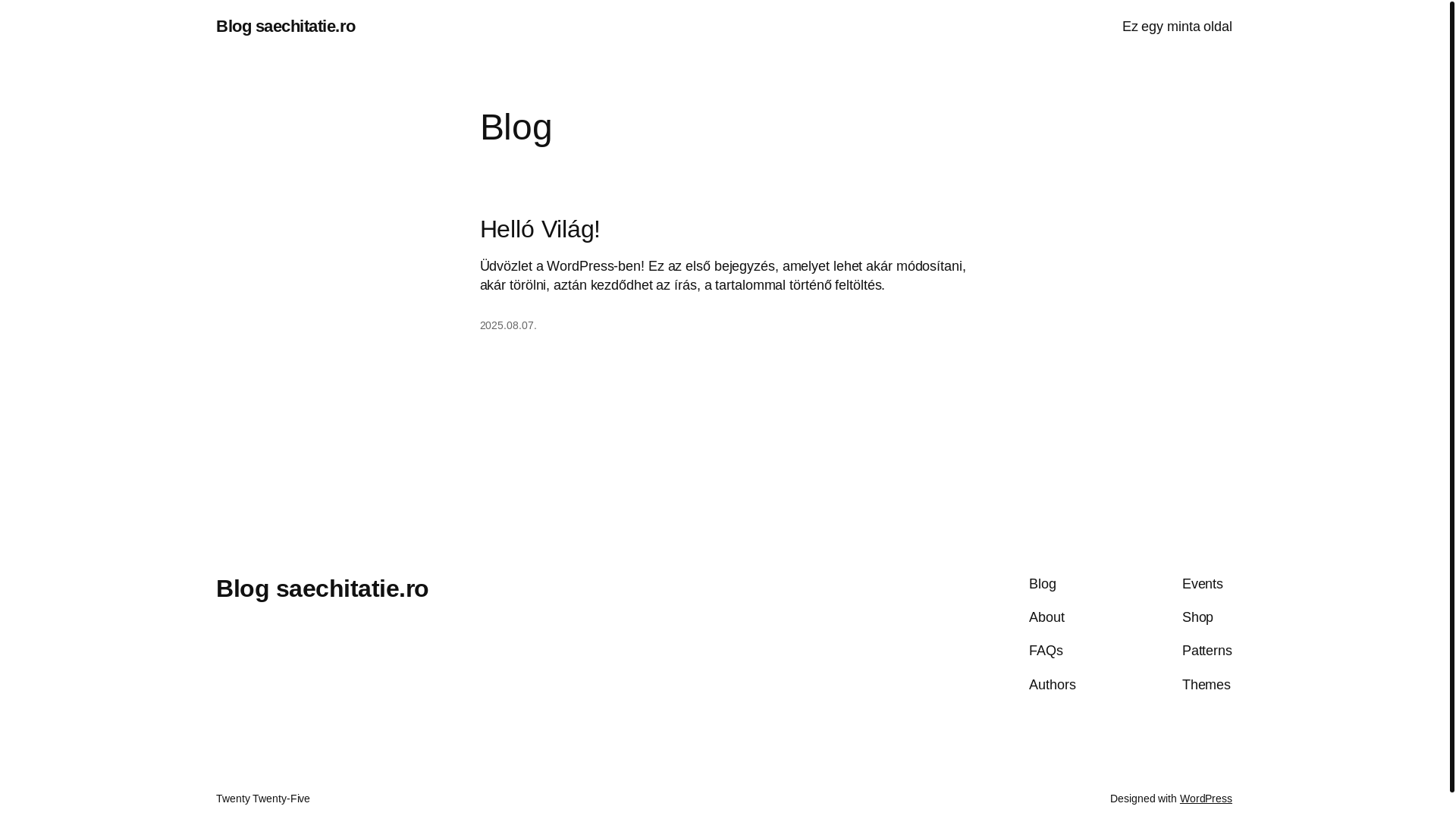 website screenshot of https://saechitatie.ro/