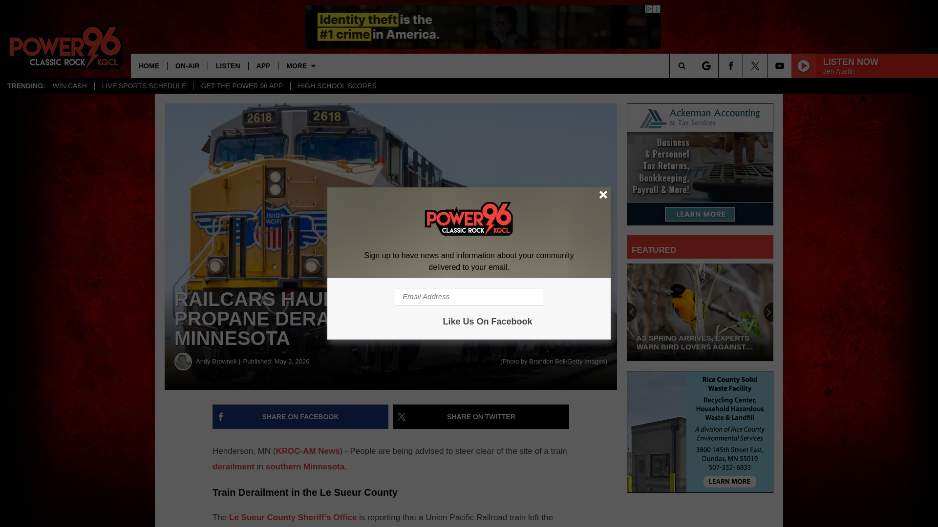 website screenshot of https://power96radio.com/ixp/669/p/southern-minnesota-train-derailment-methane-propane/