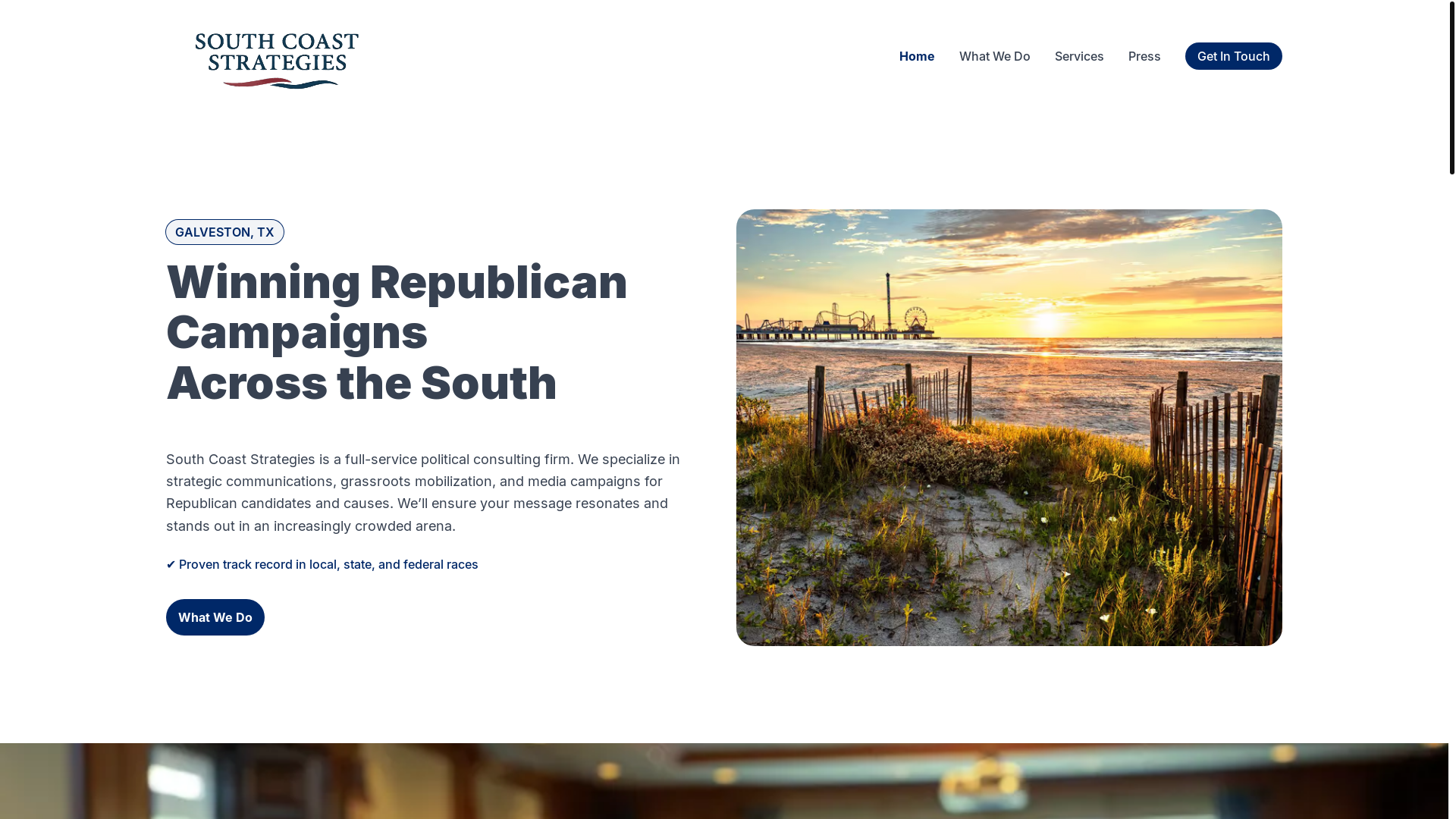 website screenshot of https://southcoastweb.pages.dev/