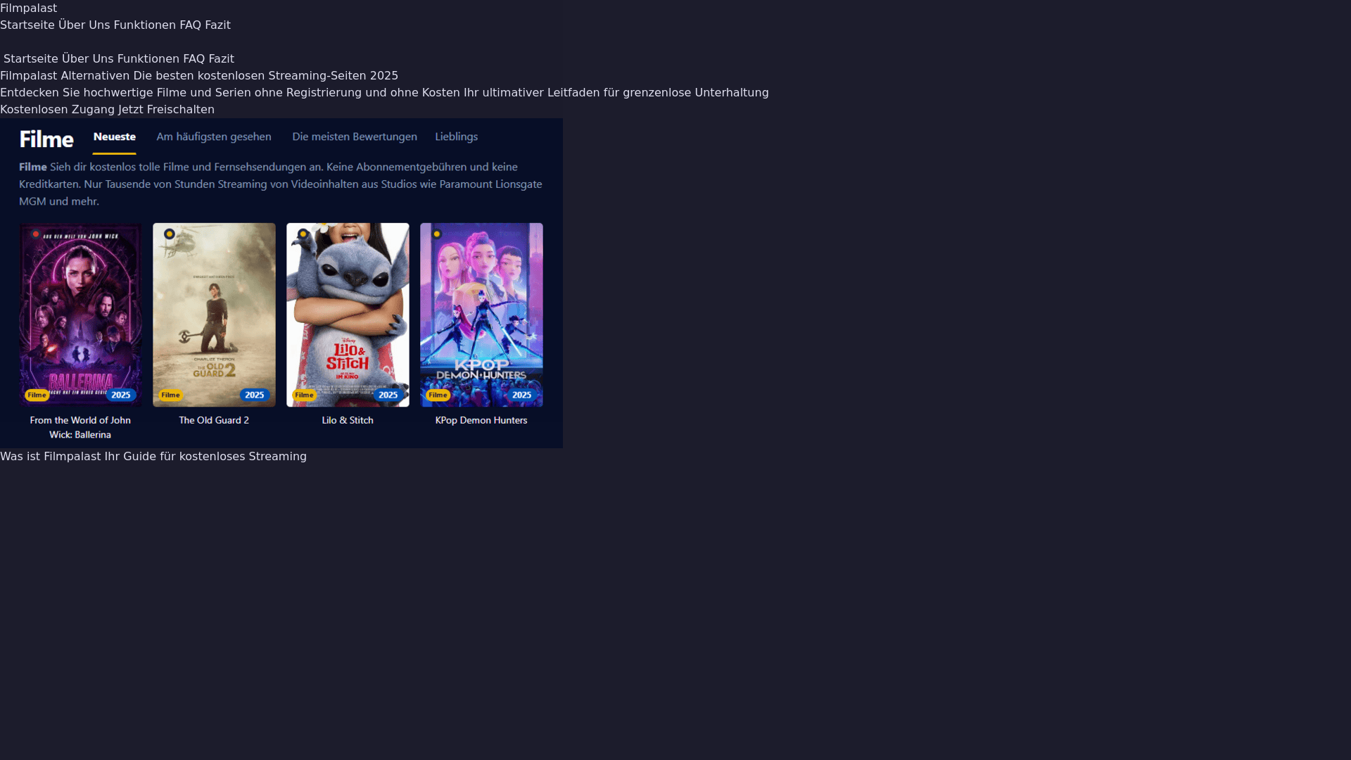 website screenshot of https://filmpalast-wzw2.pages.dev/