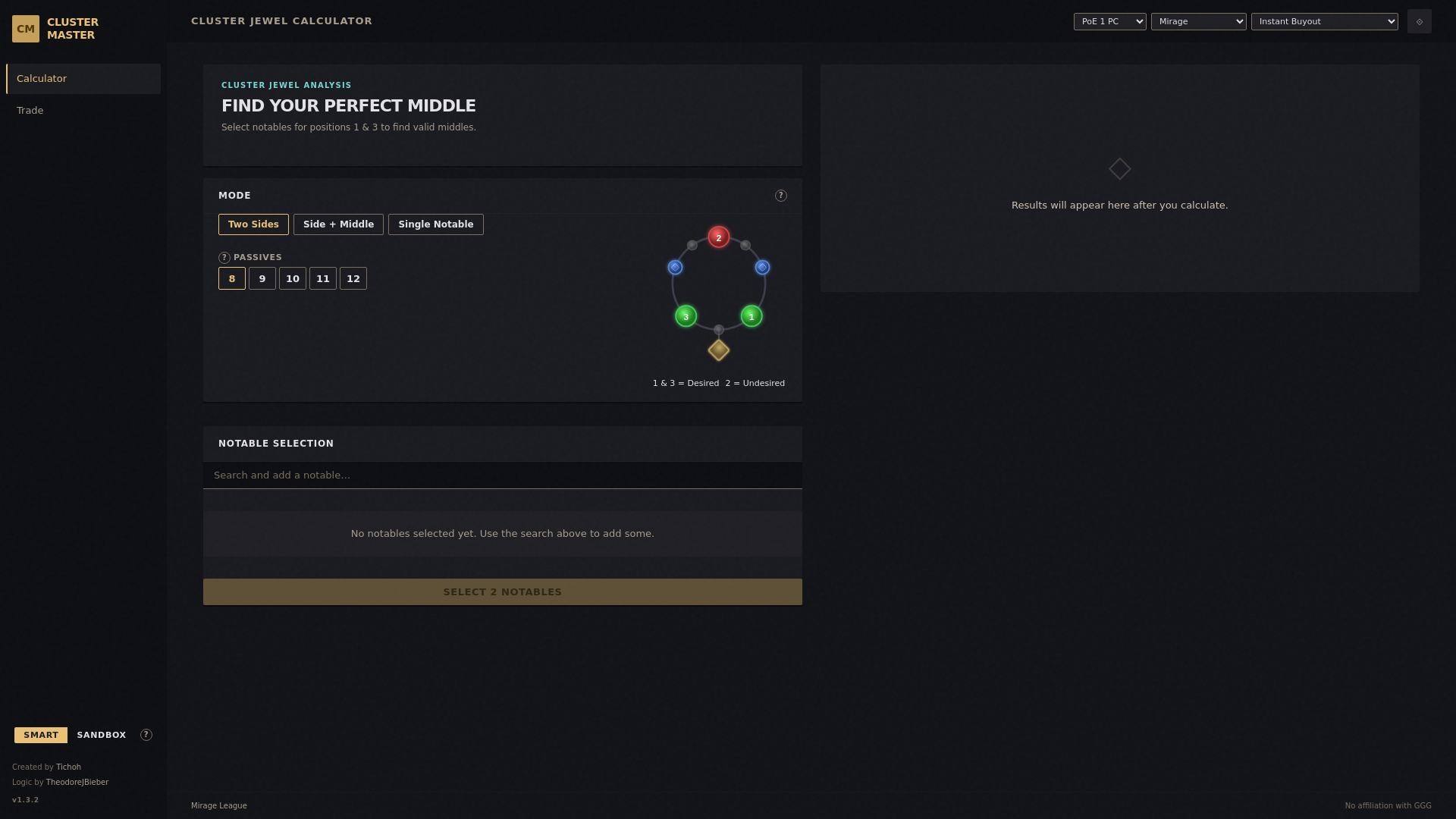 website screenshot of https://poe-cluster-calculator-a4s.pages.dev/