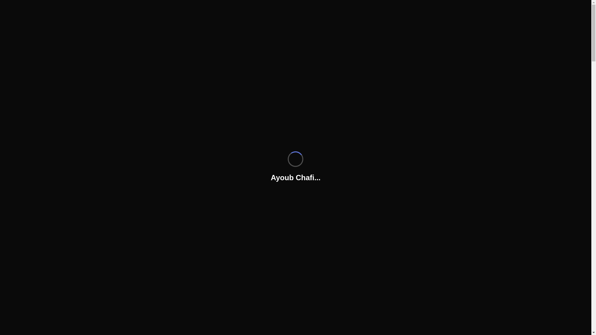 website screenshot of https://ayoubchafi.me/