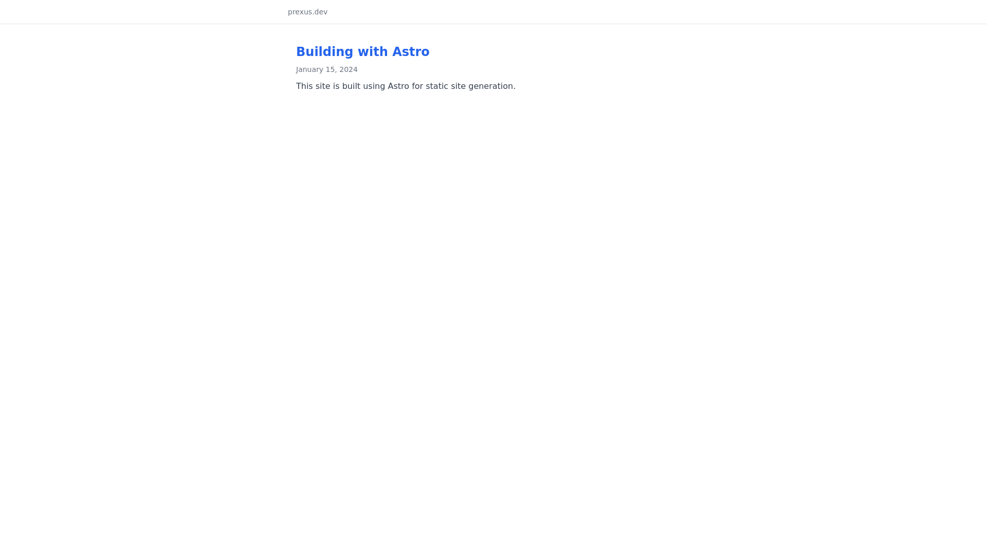 website screenshot of https://personal-site-bx4.pages.dev/