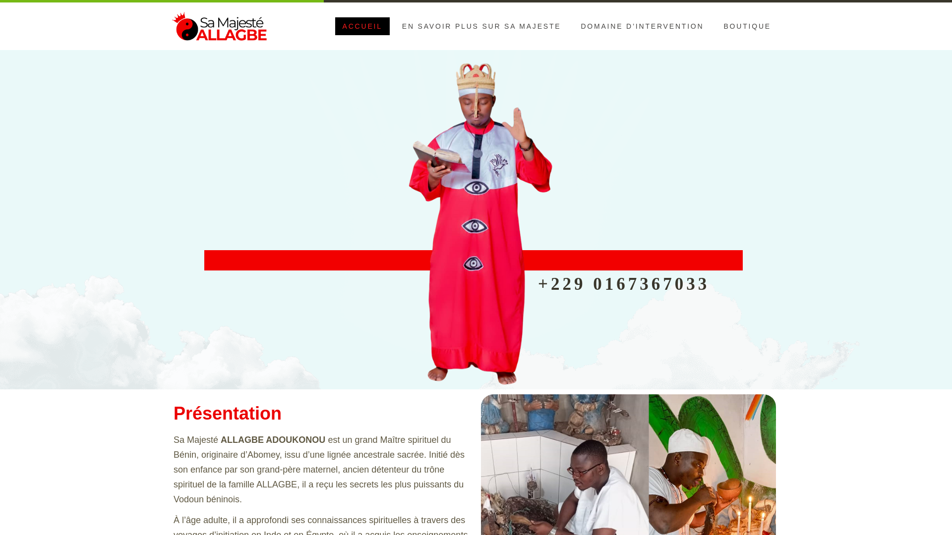 website screenshot of https://samajesteallagbe.com/