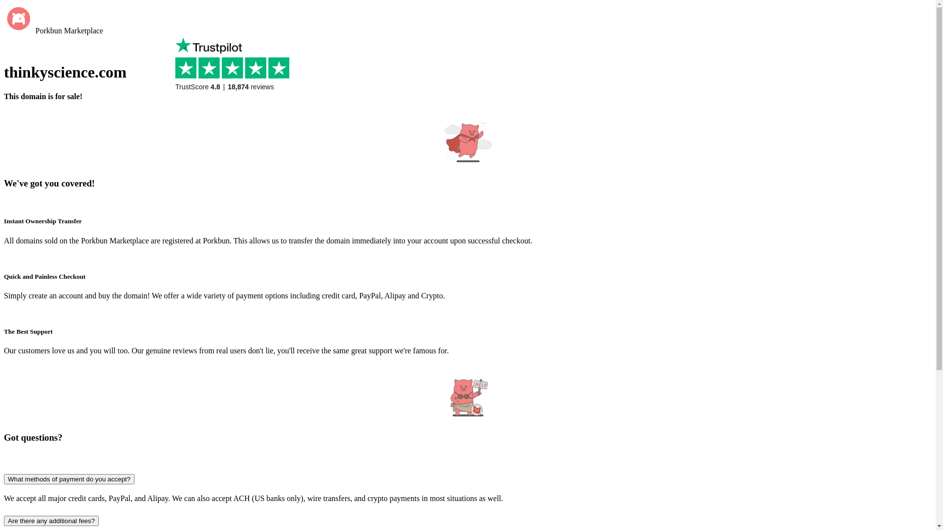 website screenshot of https://thinkyscience.com/