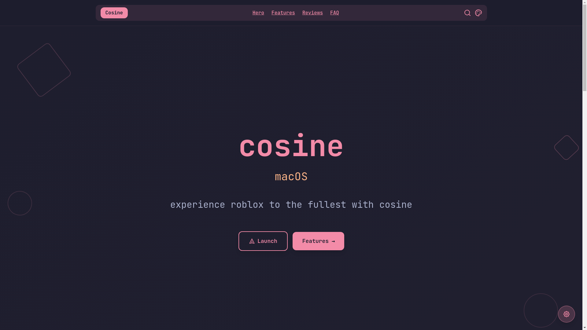 website screenshot of https://cosine-site.pages.dev/