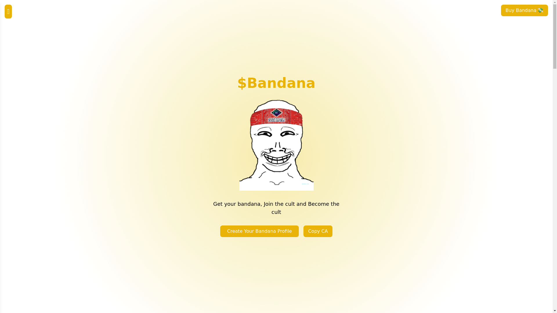 website screenshot of https://bandanaonsol.site/