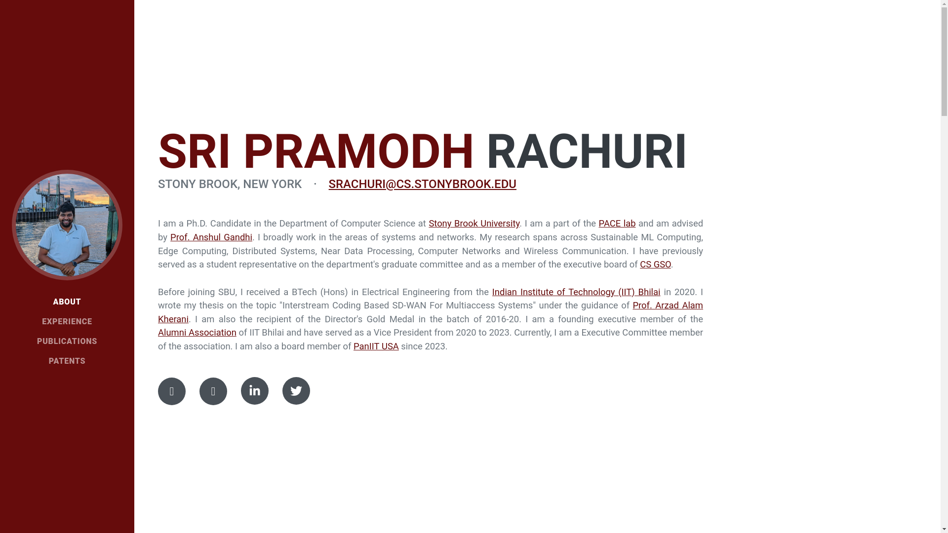 website screenshot of https://pramodhrachuri-github-io.pages.dev/