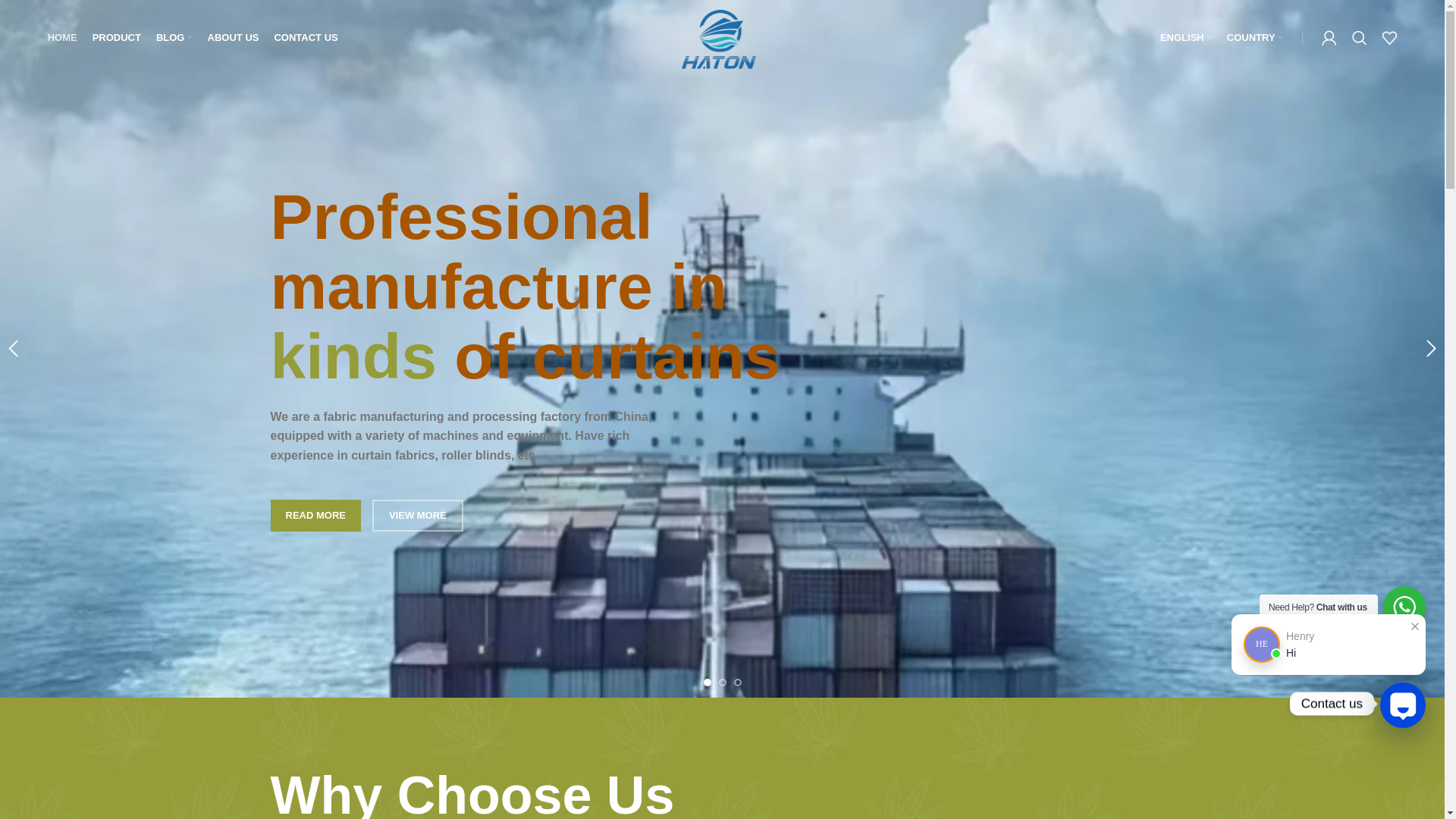 website screenshot of https://haton-marine.com/