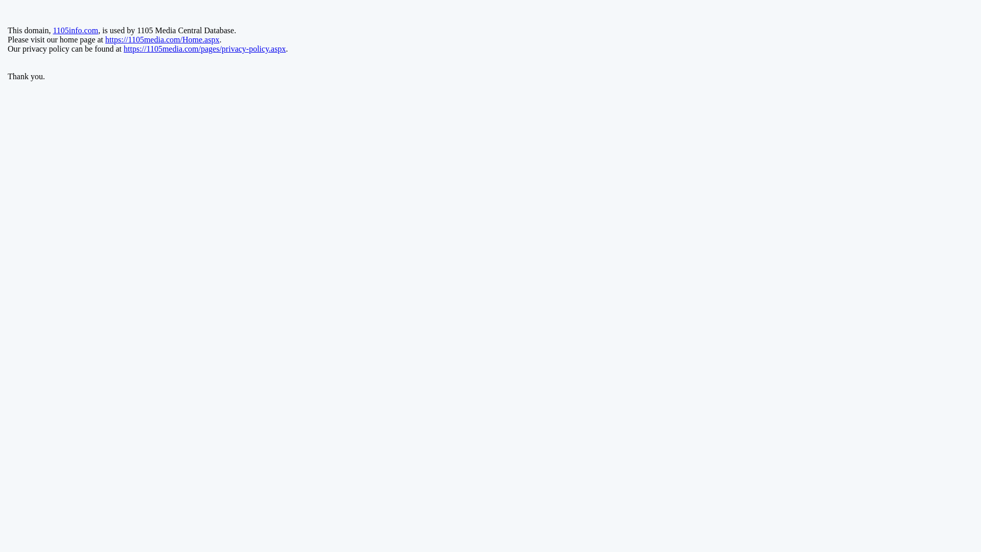 website screenshot of https://1105info.com/