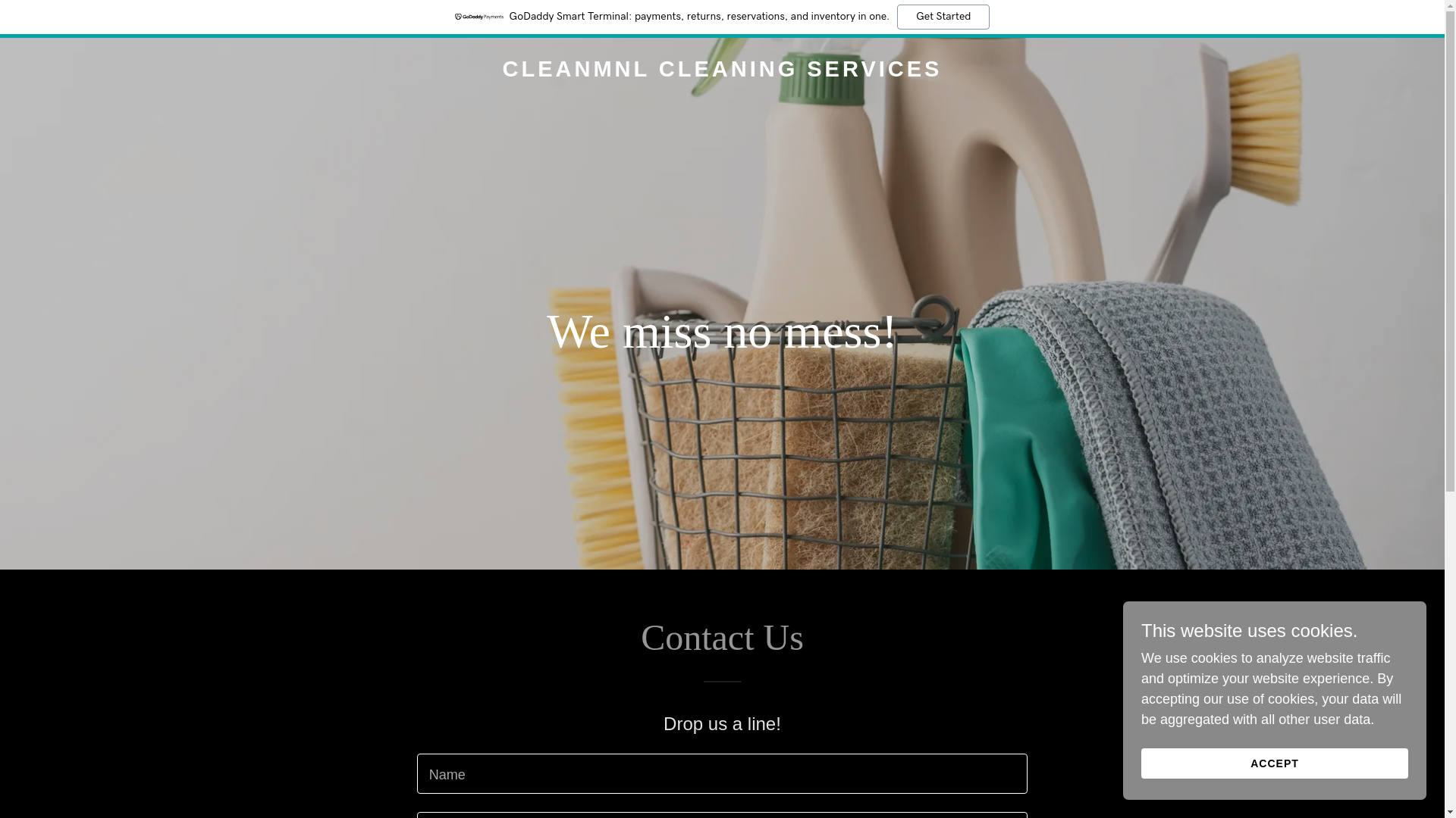 website screenshot of https://cleanmnl.com/