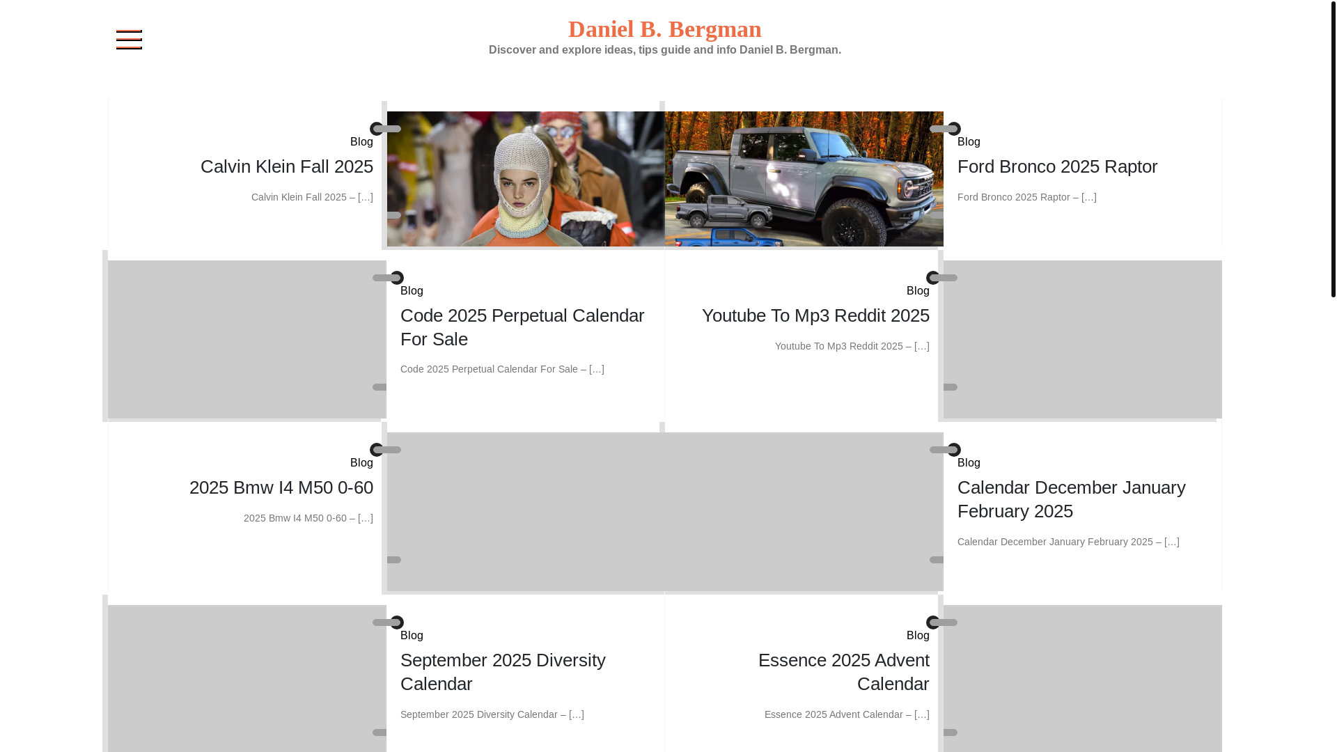 website screenshot of https://danielbbergman.pages.dev/