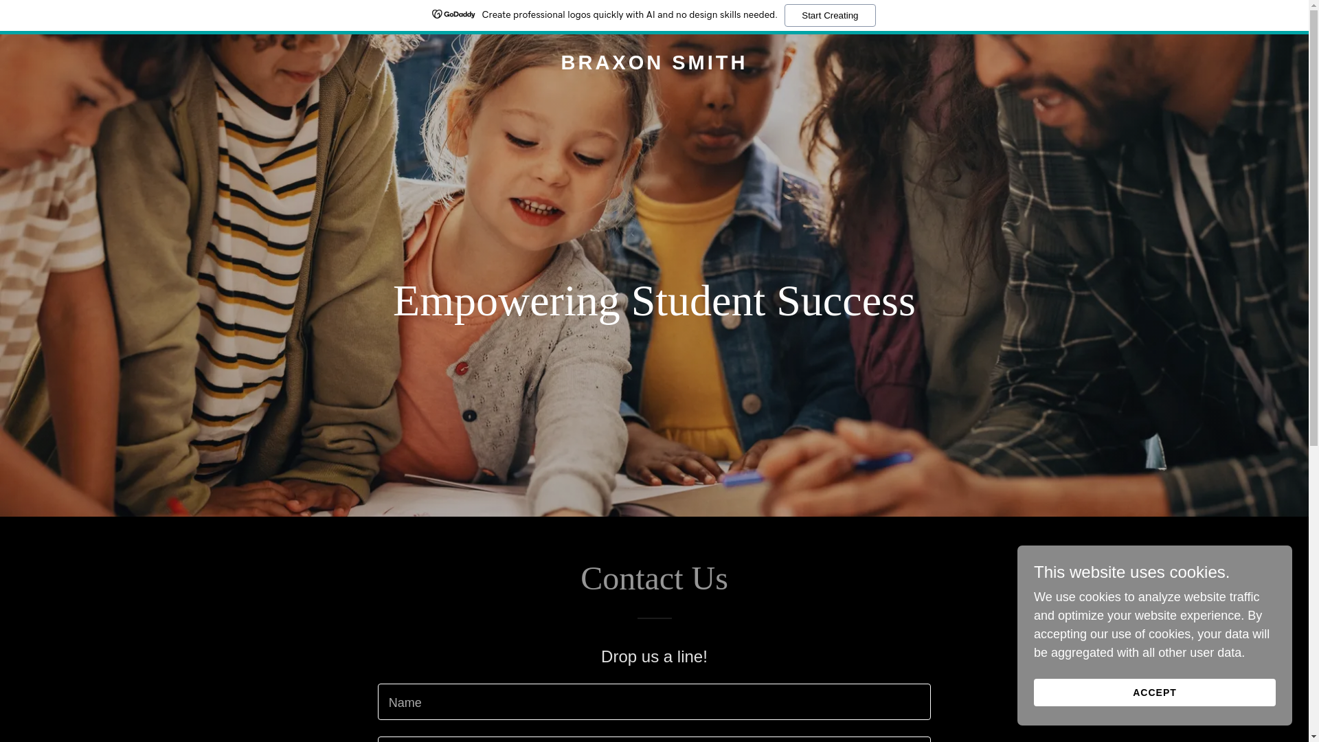 website screenshot of https://braxonsmith.com/