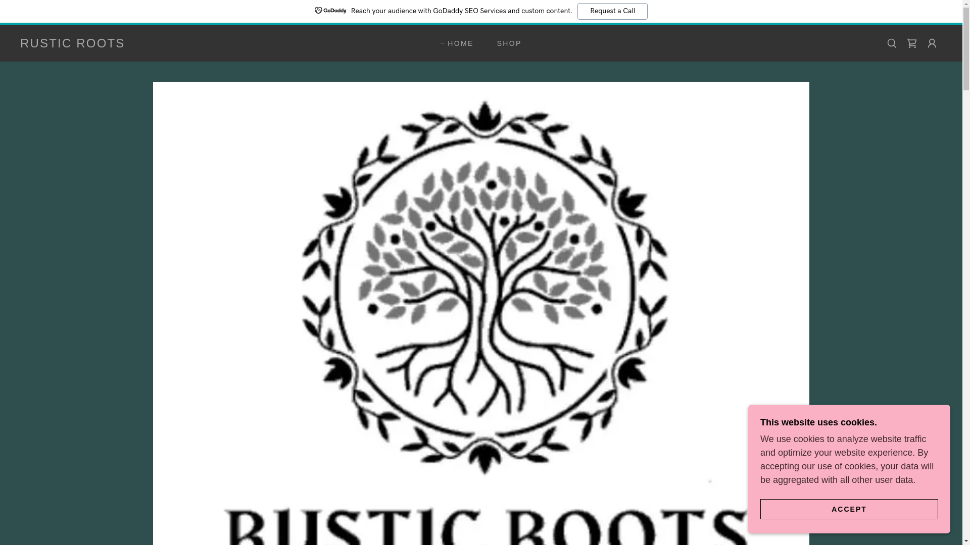 website screenshot of https://rusticrootsdasnville.com/