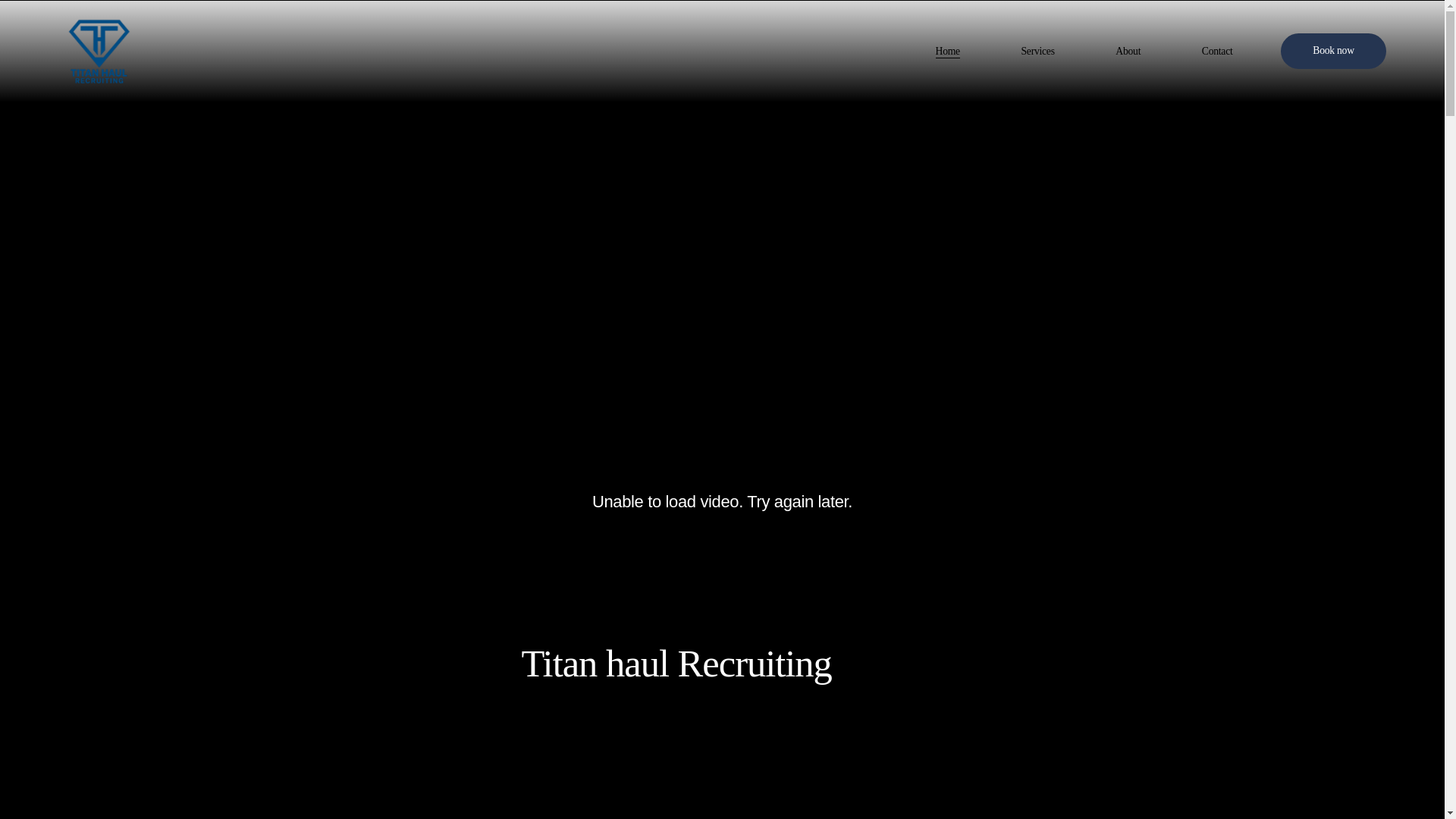 website screenshot of https://titanhaulrecruiting.com/