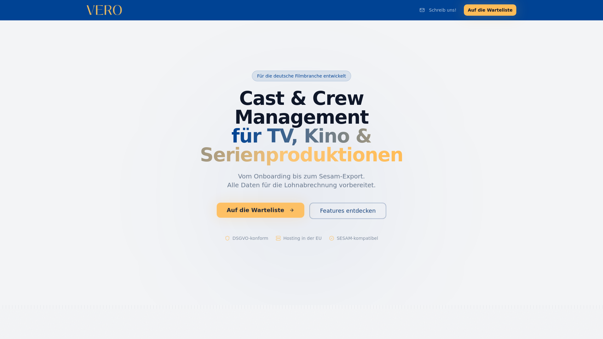 website screenshot of https://vero-landing-page.pages.dev/