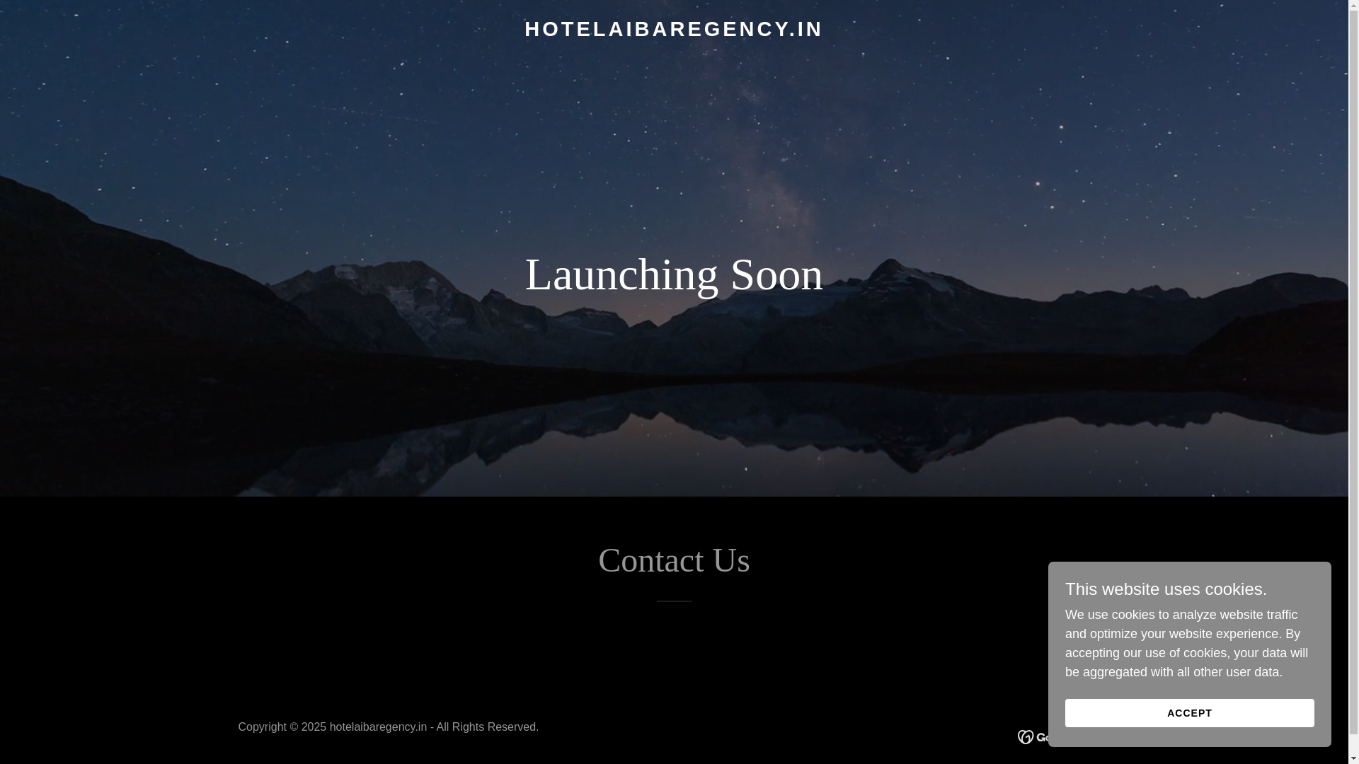 website screenshot of https://hotelaibaregency.in/