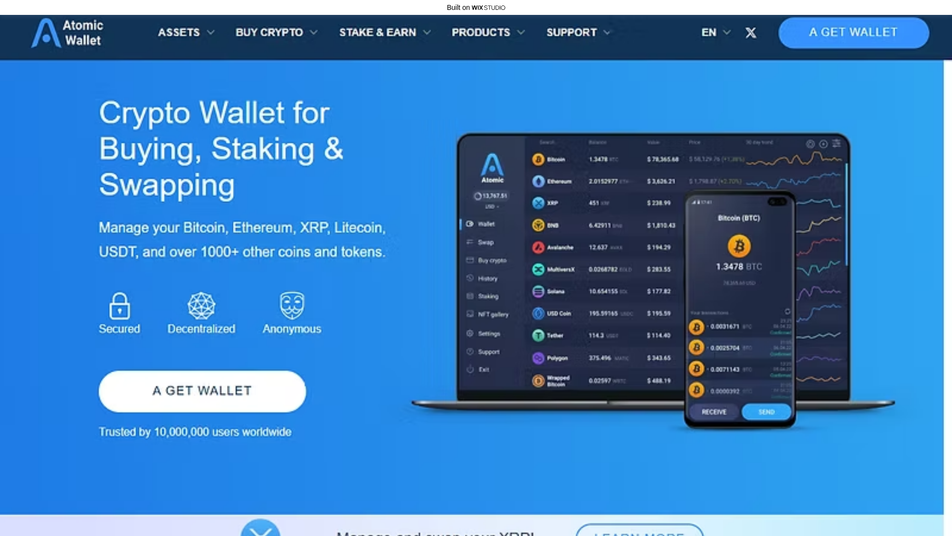 website screenshot of https://extension-atomec.wixstudio.com/en-us