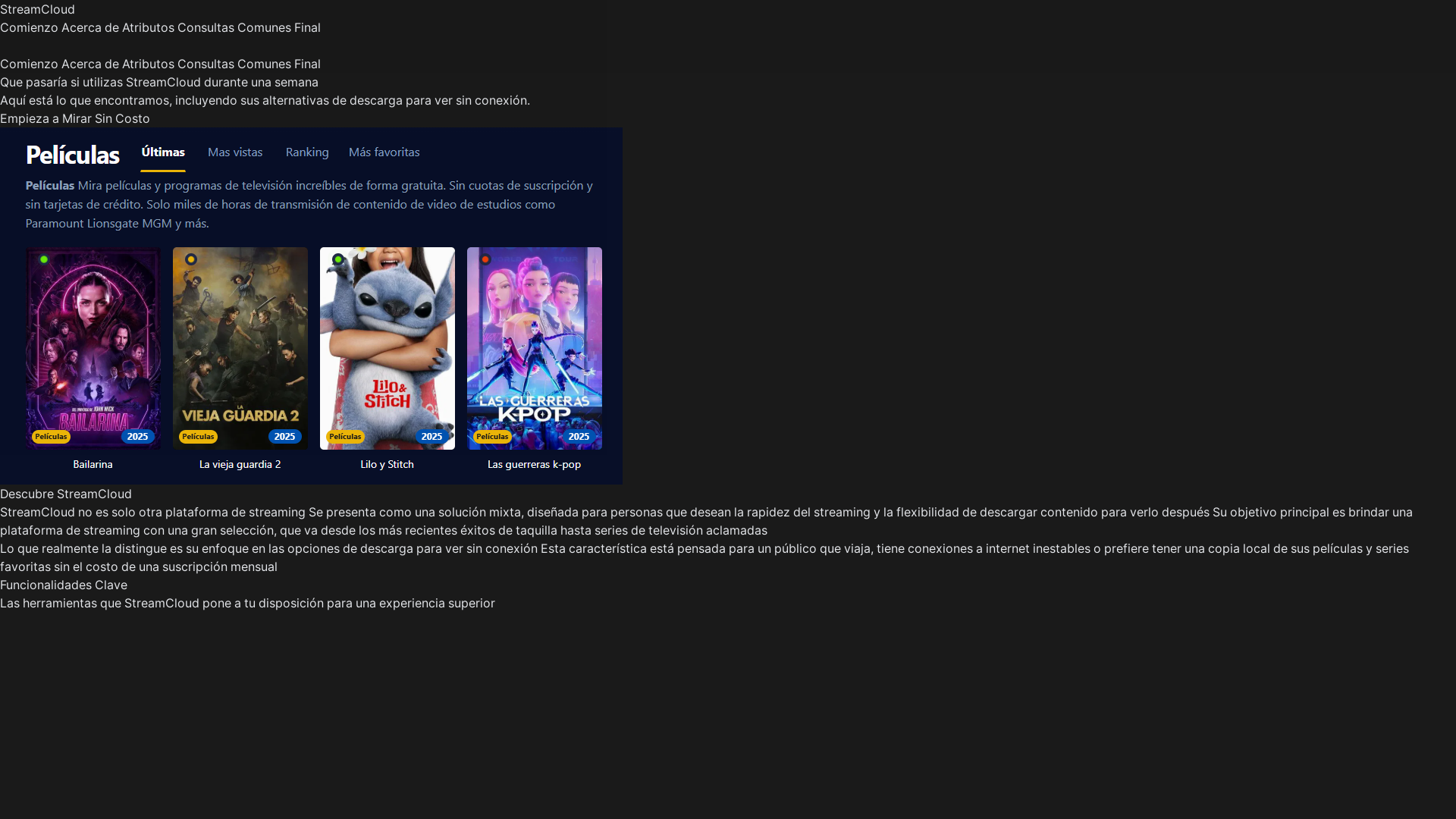 website screenshot of https://streamcloud-7o6p.pages.dev/
