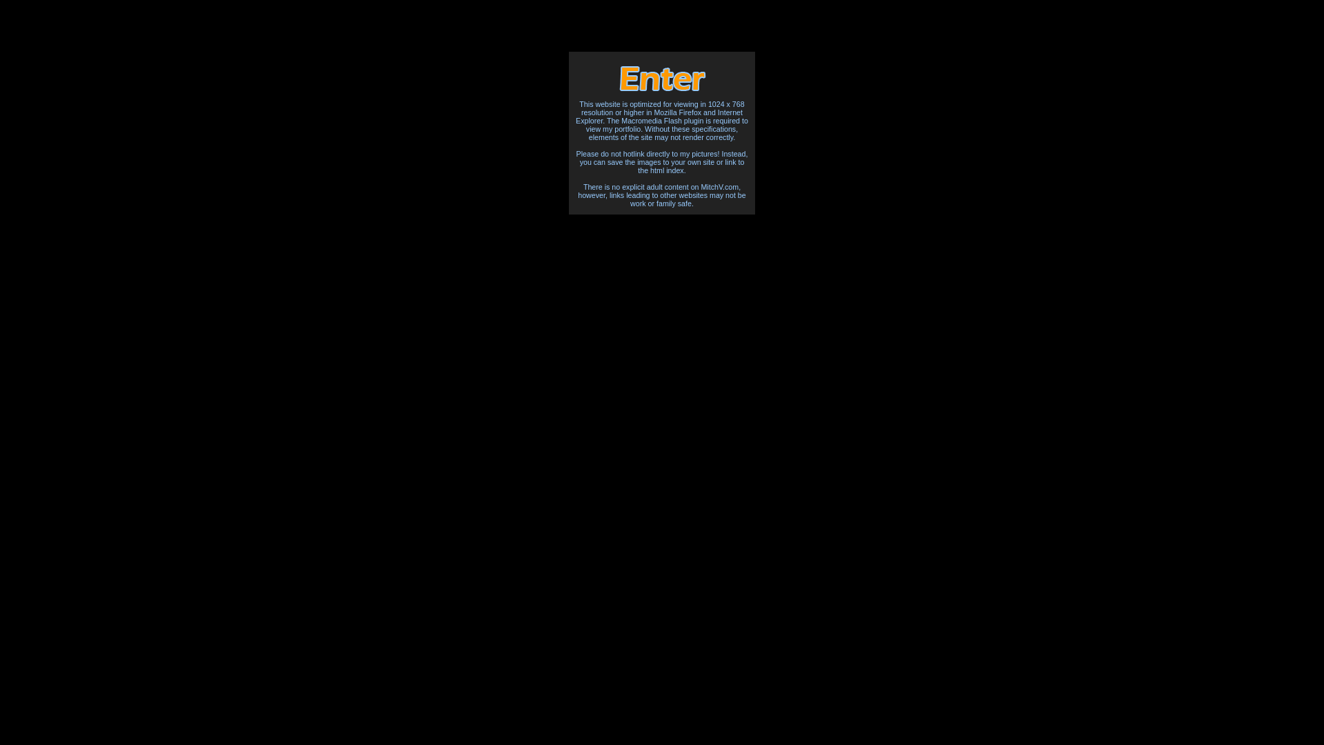 website screenshot of https://mitchv.pages.dev/