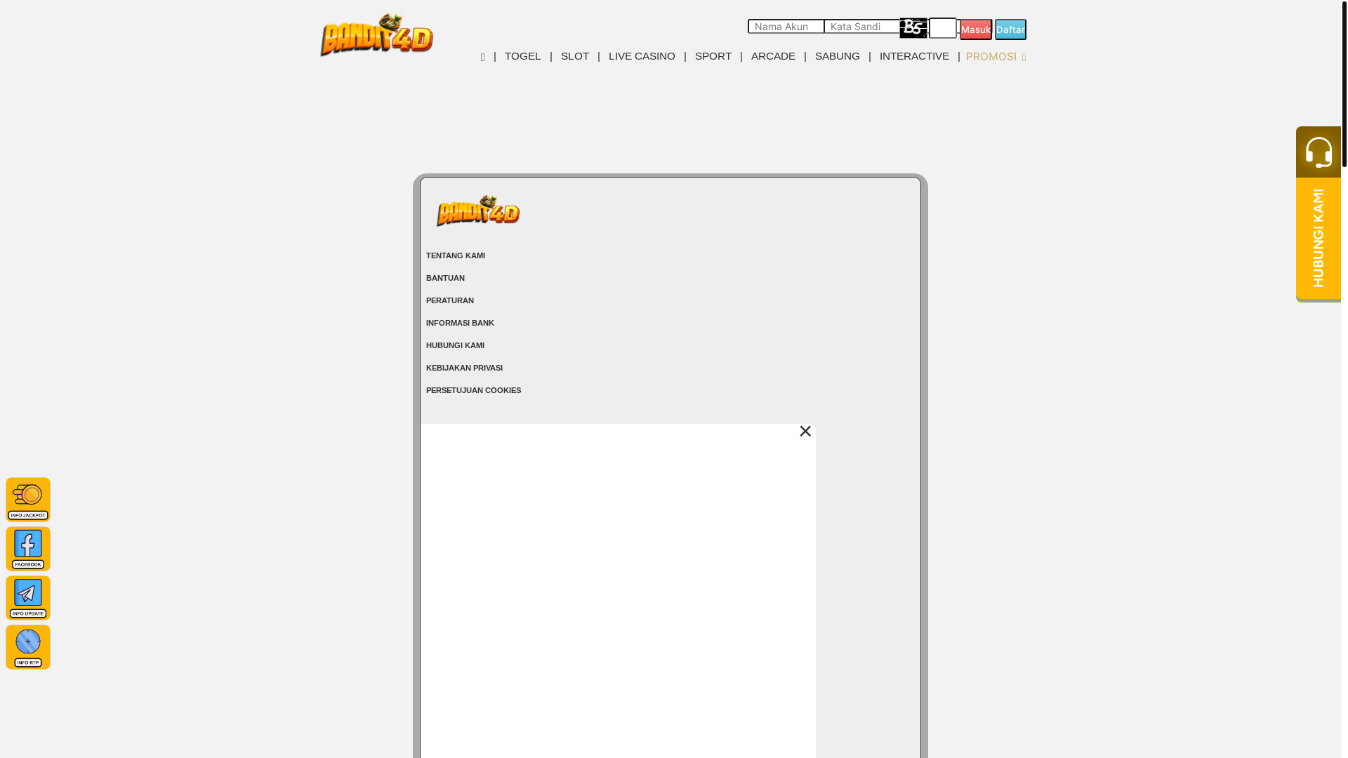 website screenshot of https://bandit4deme.space/