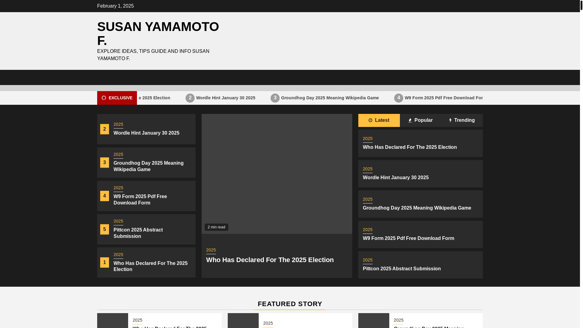 website screenshot of https://susanyamamotof.pages.dev/