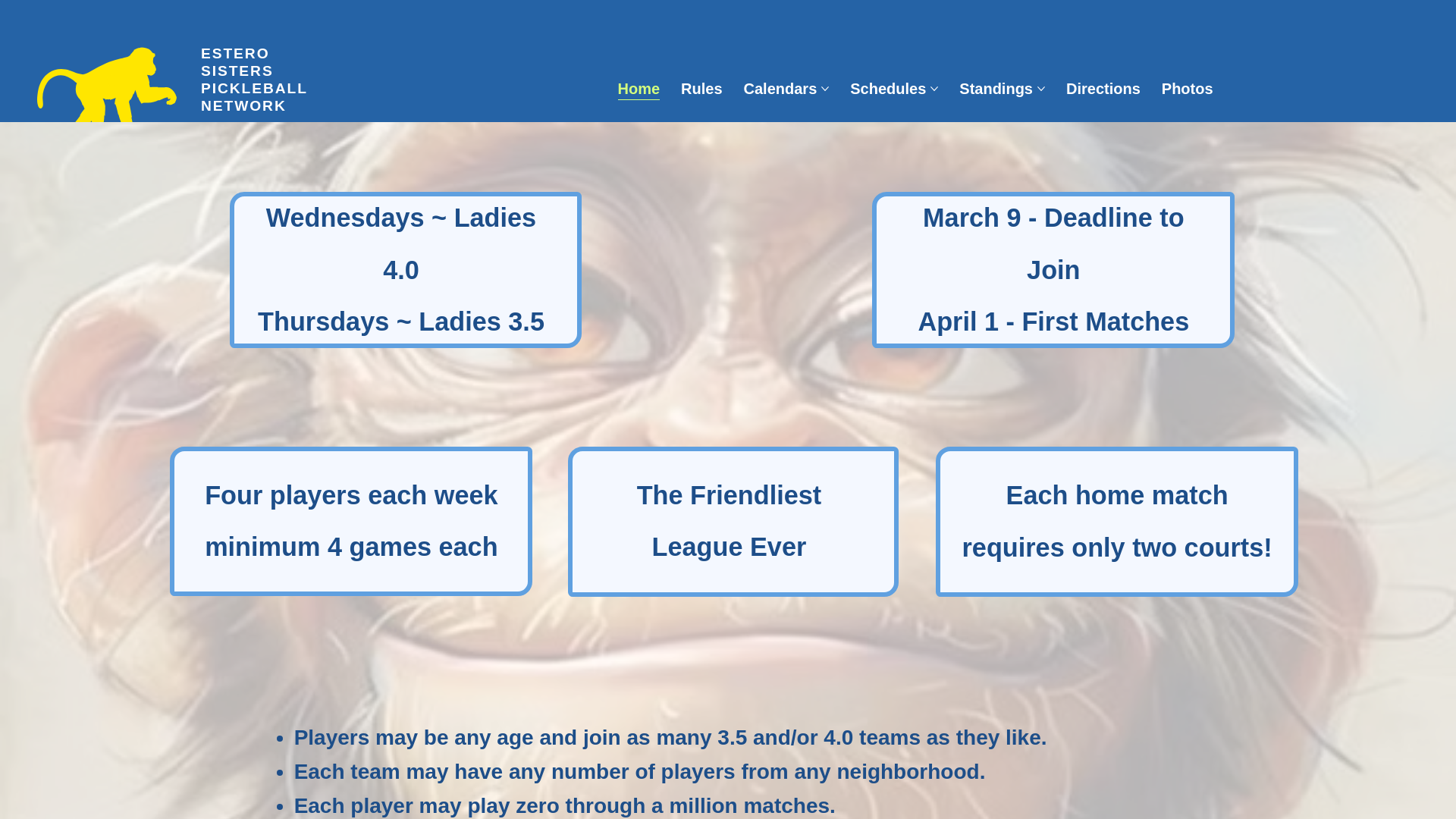 website screenshot of https://esterosisters.com/