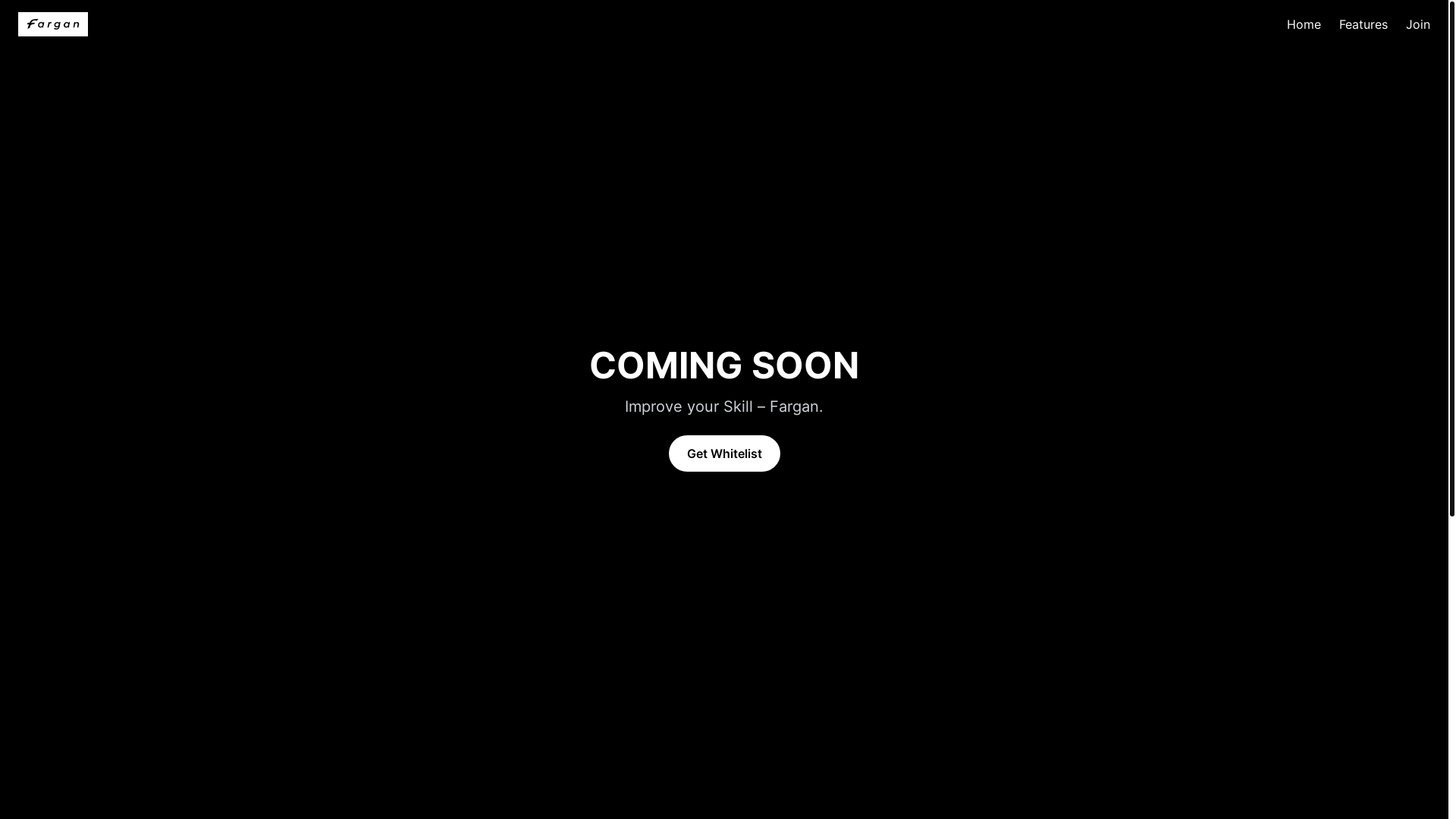 website screenshot of https://fargan.id/