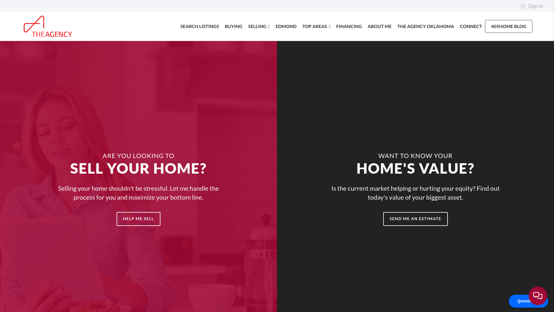 website screenshot of https://ryanhukill.agency/