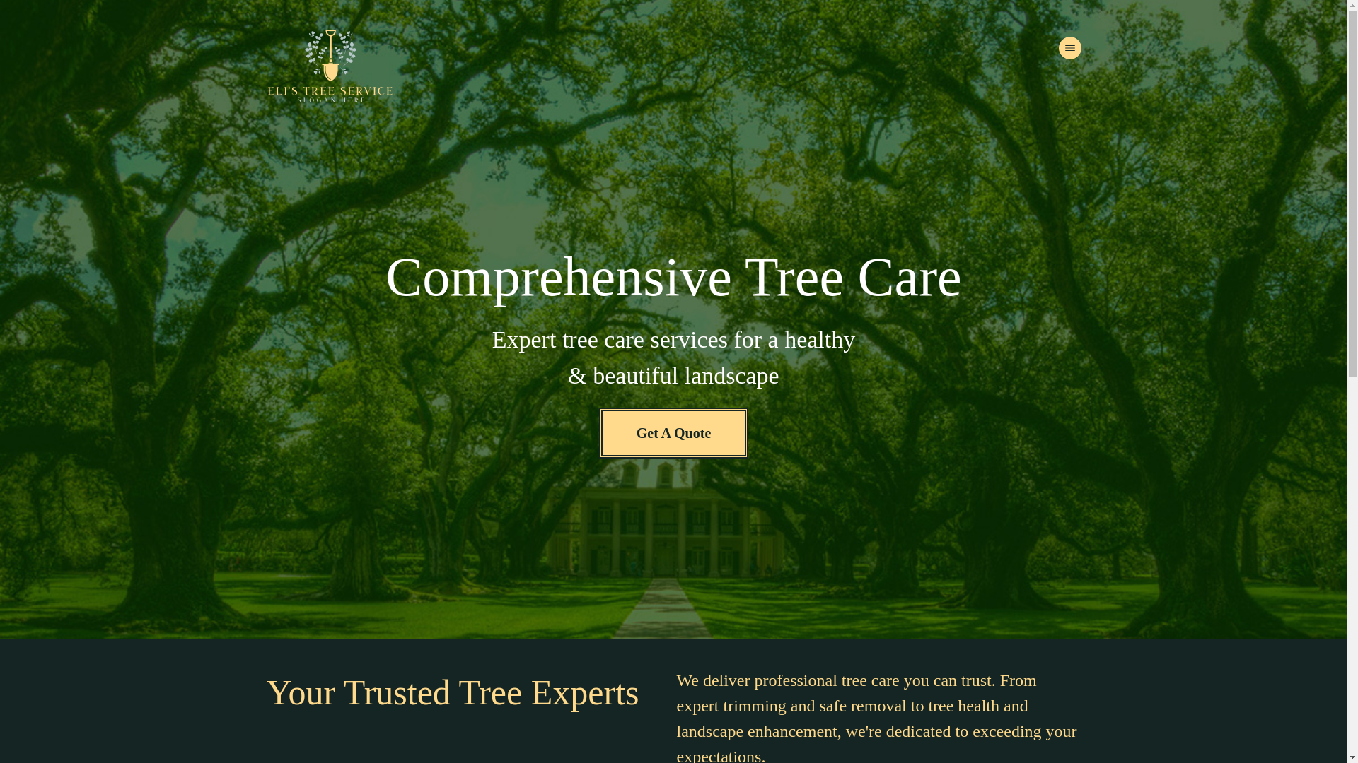 website screenshot of https://elitreeservice.com/