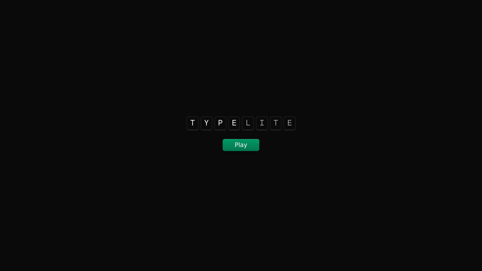 website screenshot of https://typelite.app/
