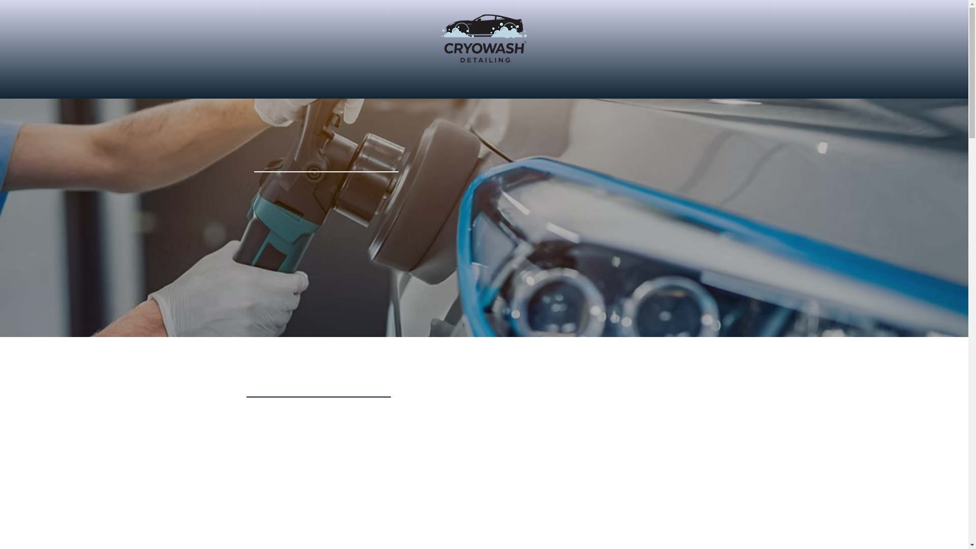 website screenshot of https://cryowashdetailing.com/