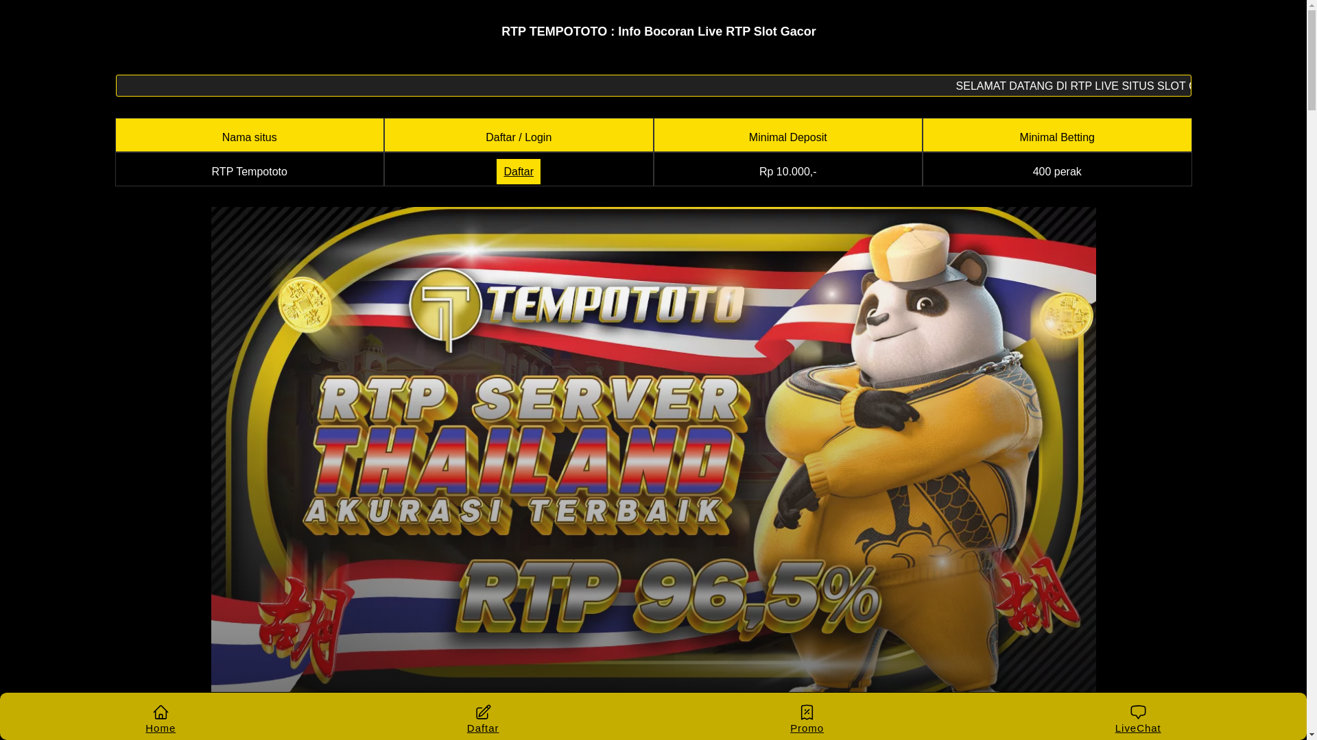 website screenshot of https://rtpslotter-playtempototo.pages.dev/