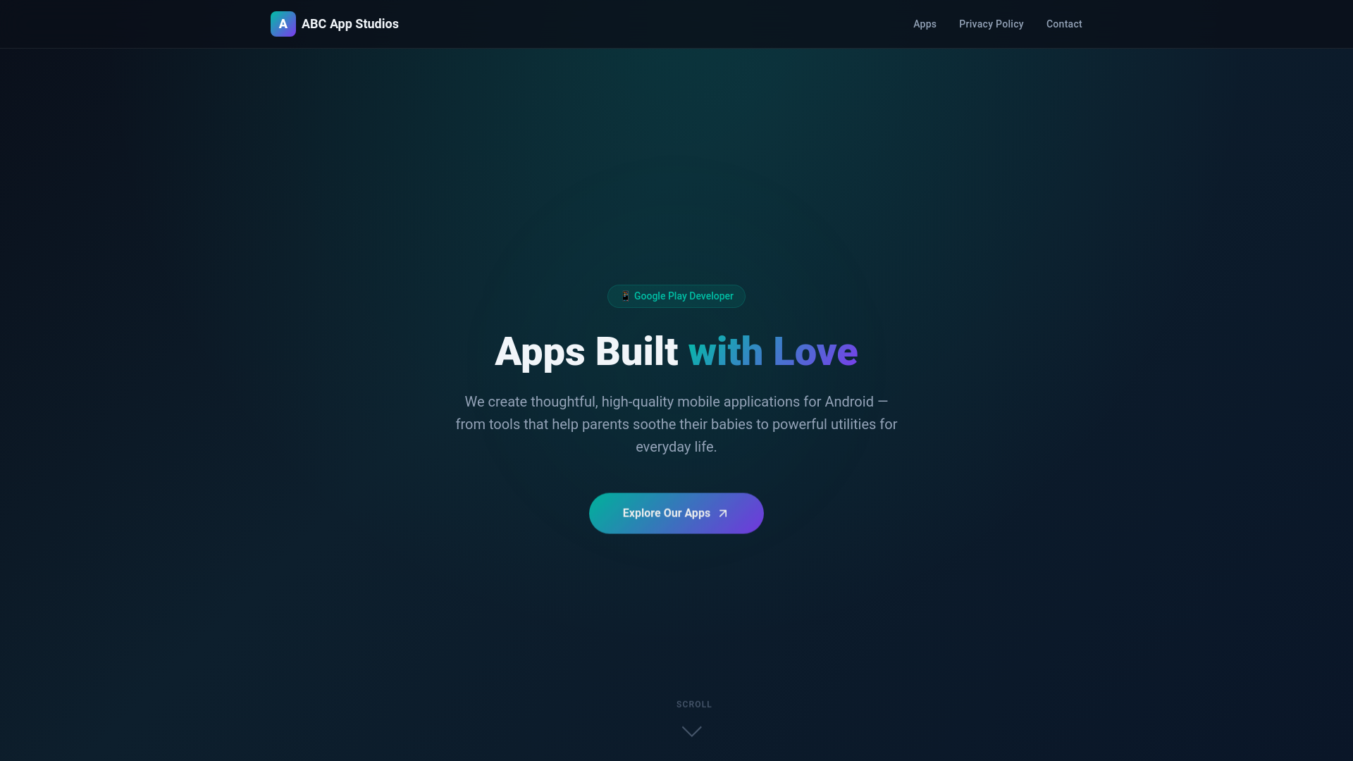 website screenshot of https://abcappstudios.pages.dev/
