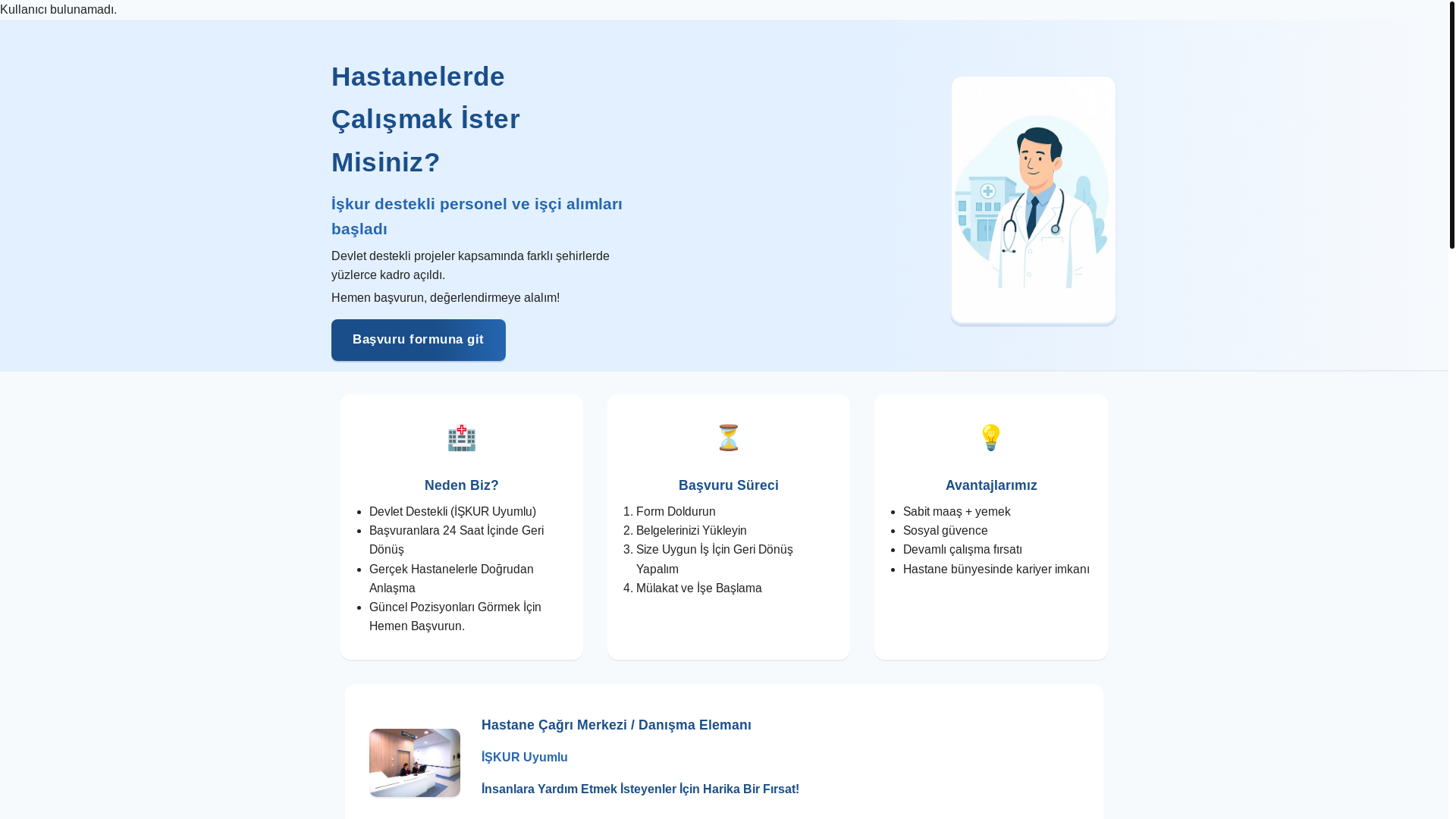 website screenshot of https://kayitdanismanim.online/