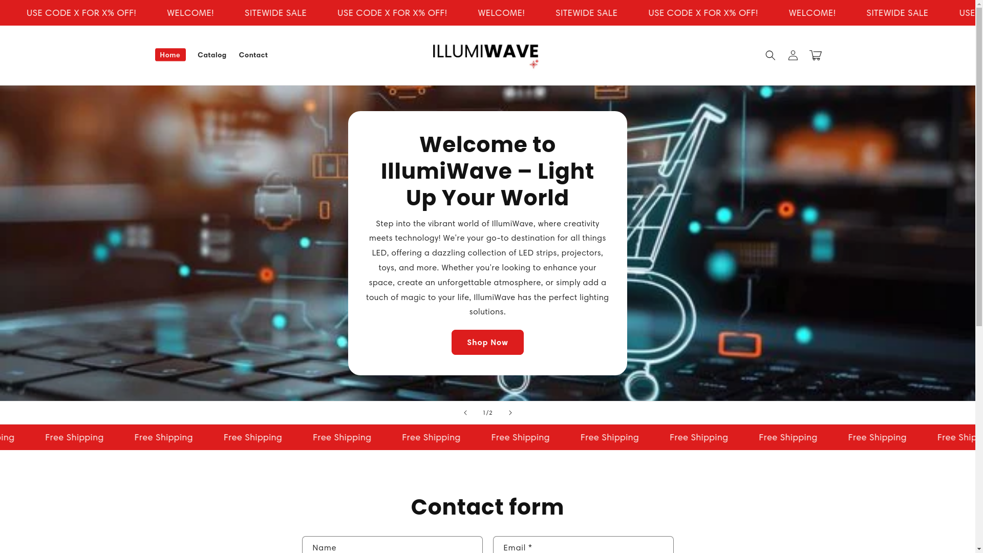 website screenshot of https://illumiwaveco.us/