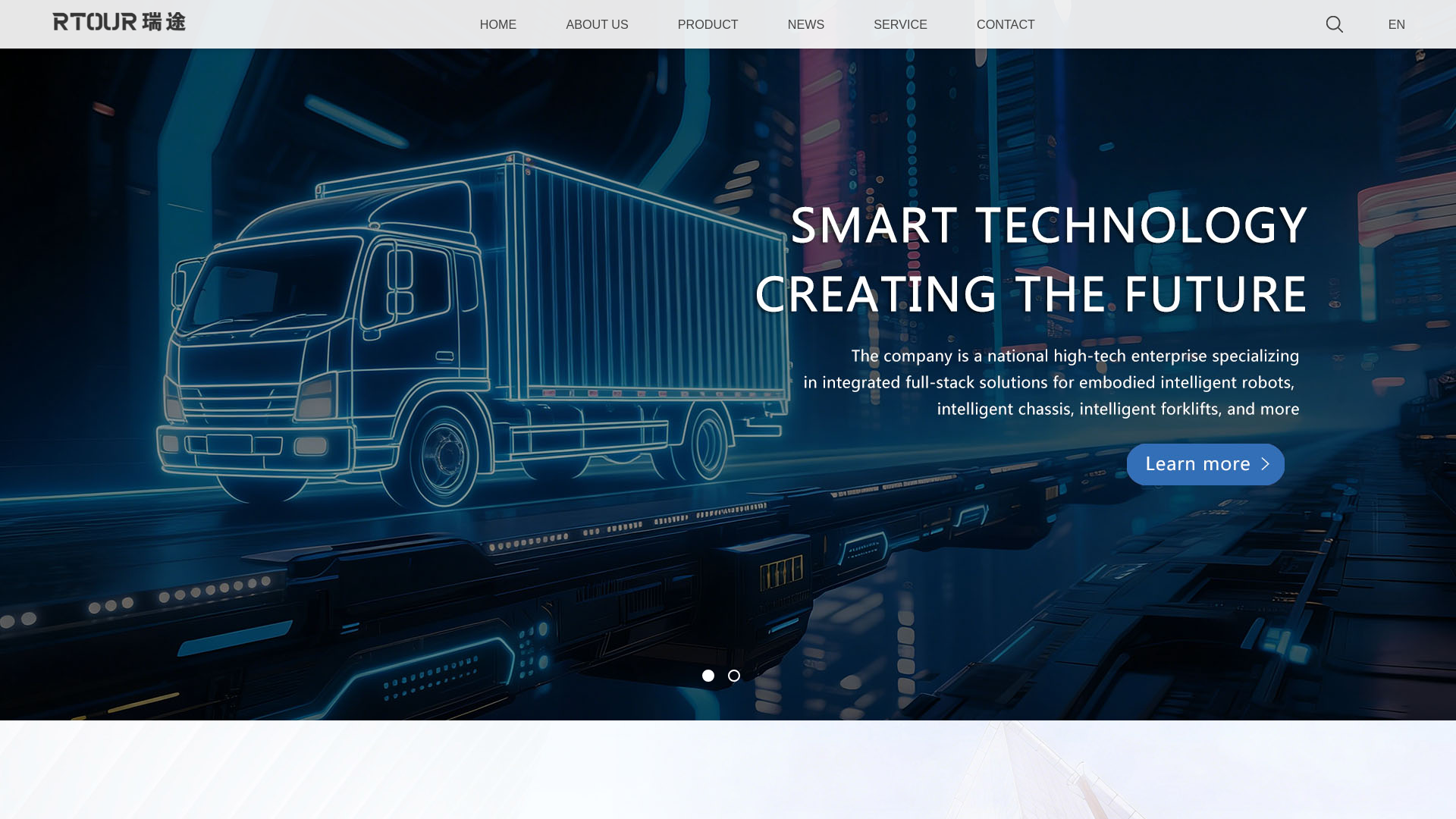 website screenshot of https://raytourauto.cn/