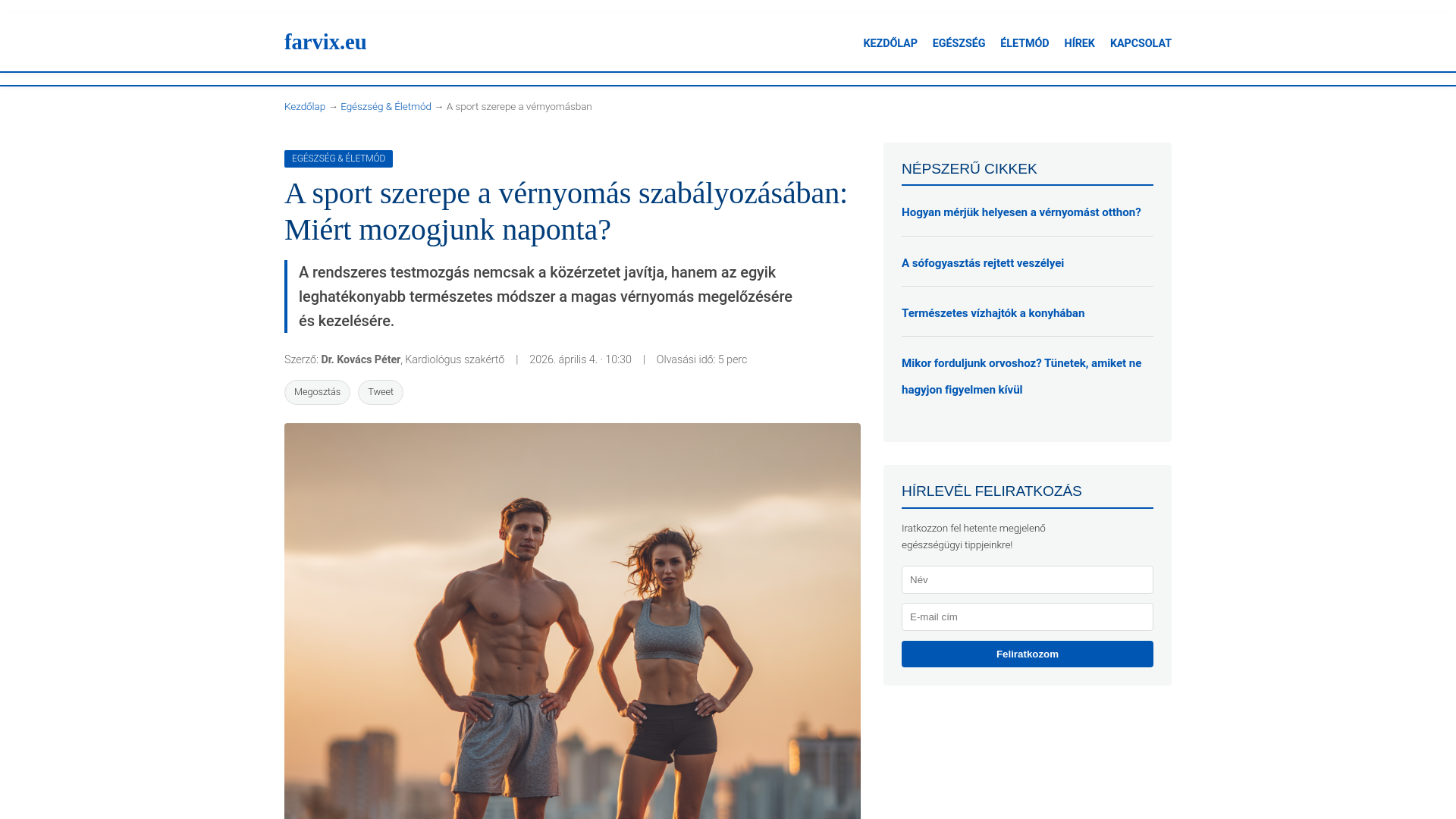 website screenshot of https://farvix.eu/