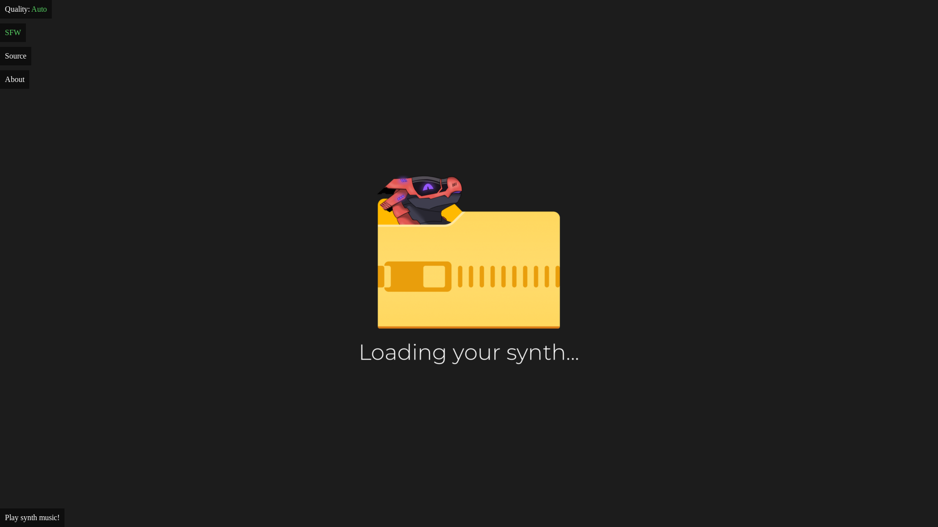 website screenshot of https://synth-gallery.pages.dev/