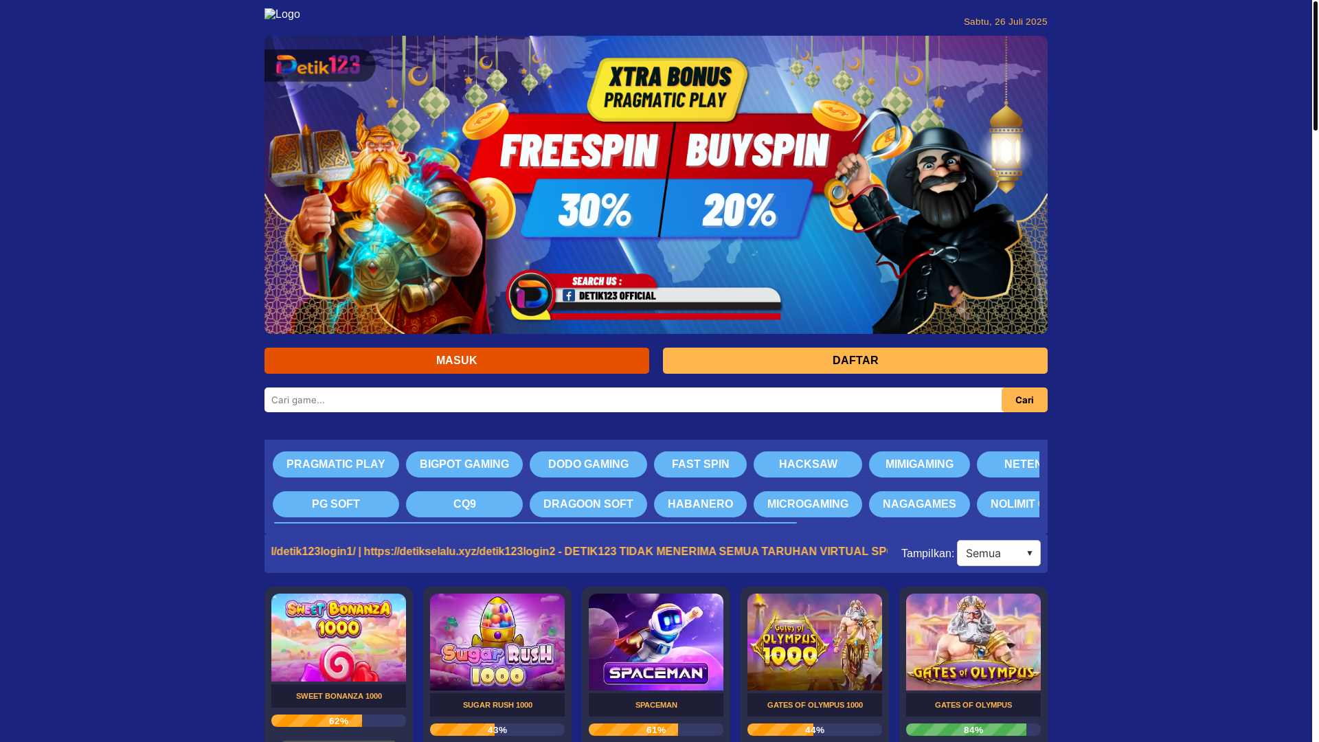 website screenshot of https://rtpdetik123rate.xyz/