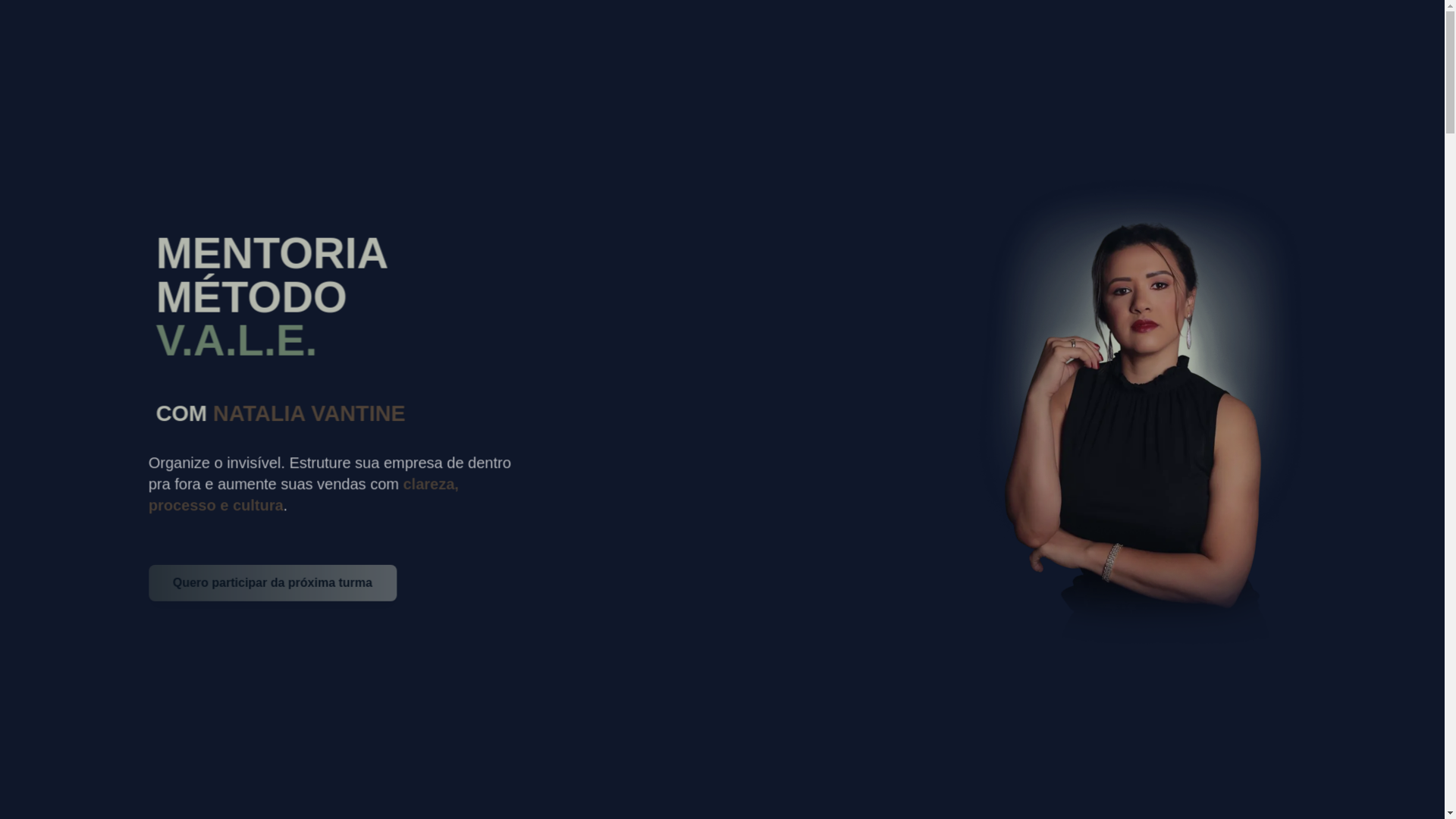 website screenshot of https://nataliavantine.com.br/