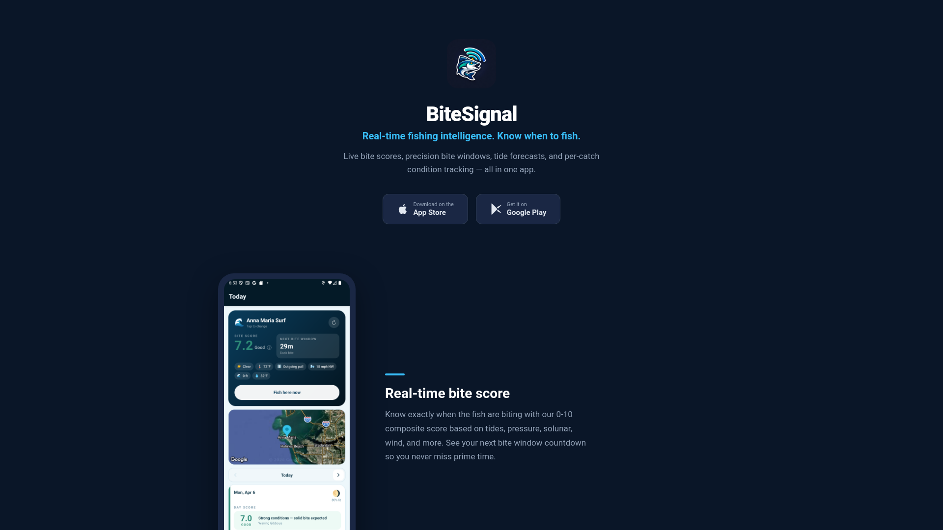 website screenshot of https://bite-signal.com/