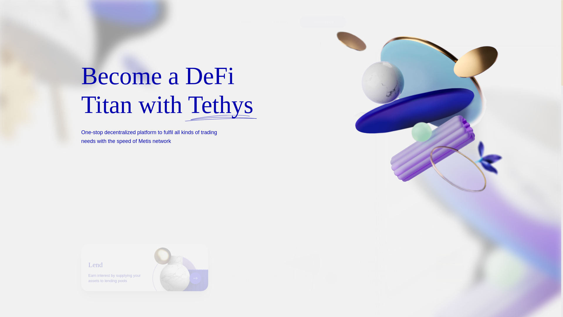 website screenshot of https://tethys-mono.pages.dev/