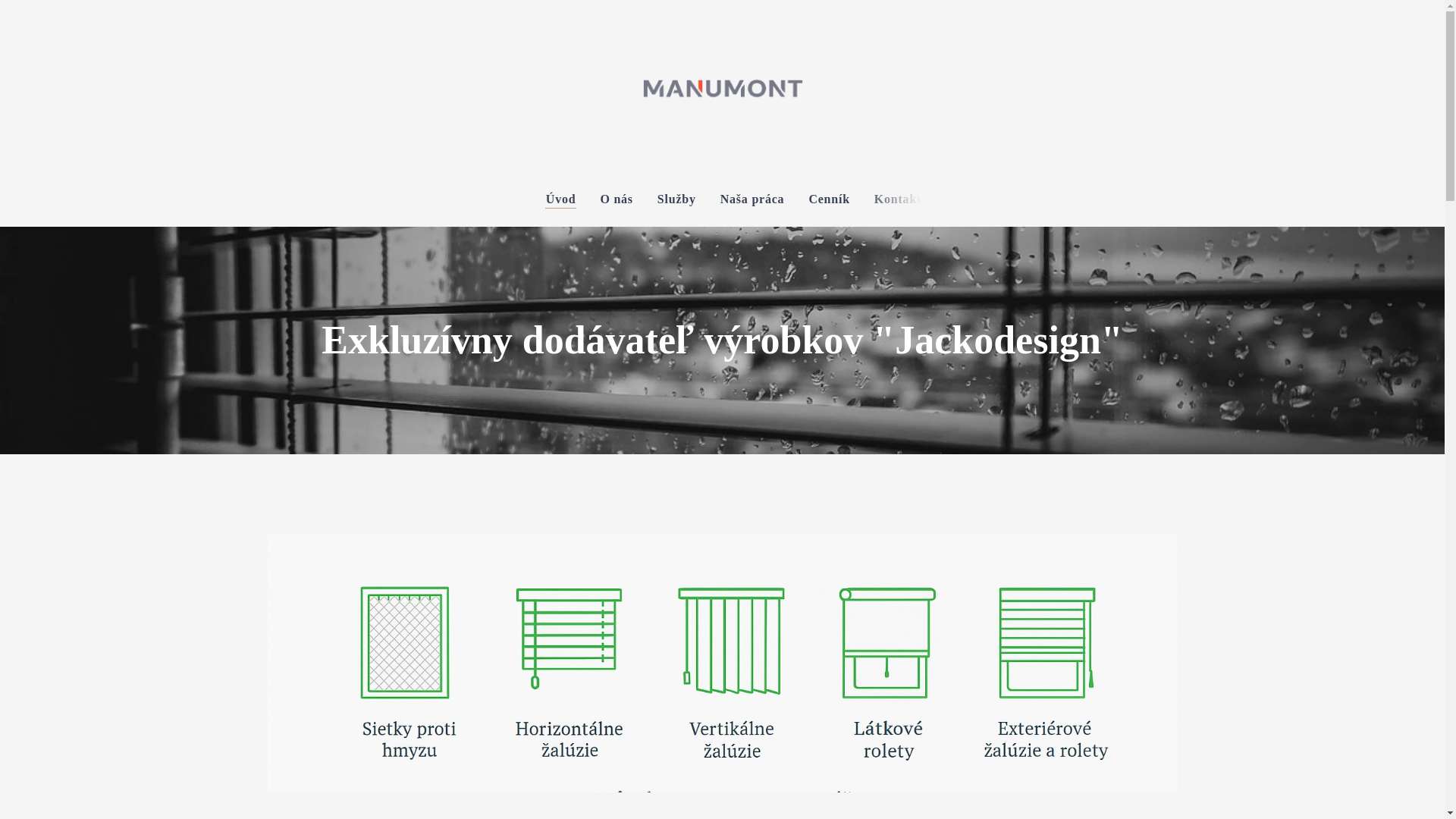 website screenshot of https://manumont.eu/