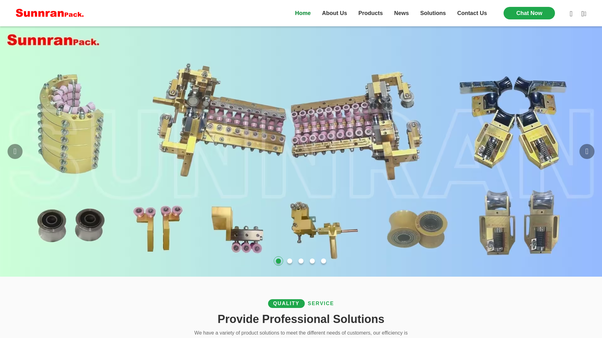 website screenshot of https://sunnrantech.com/