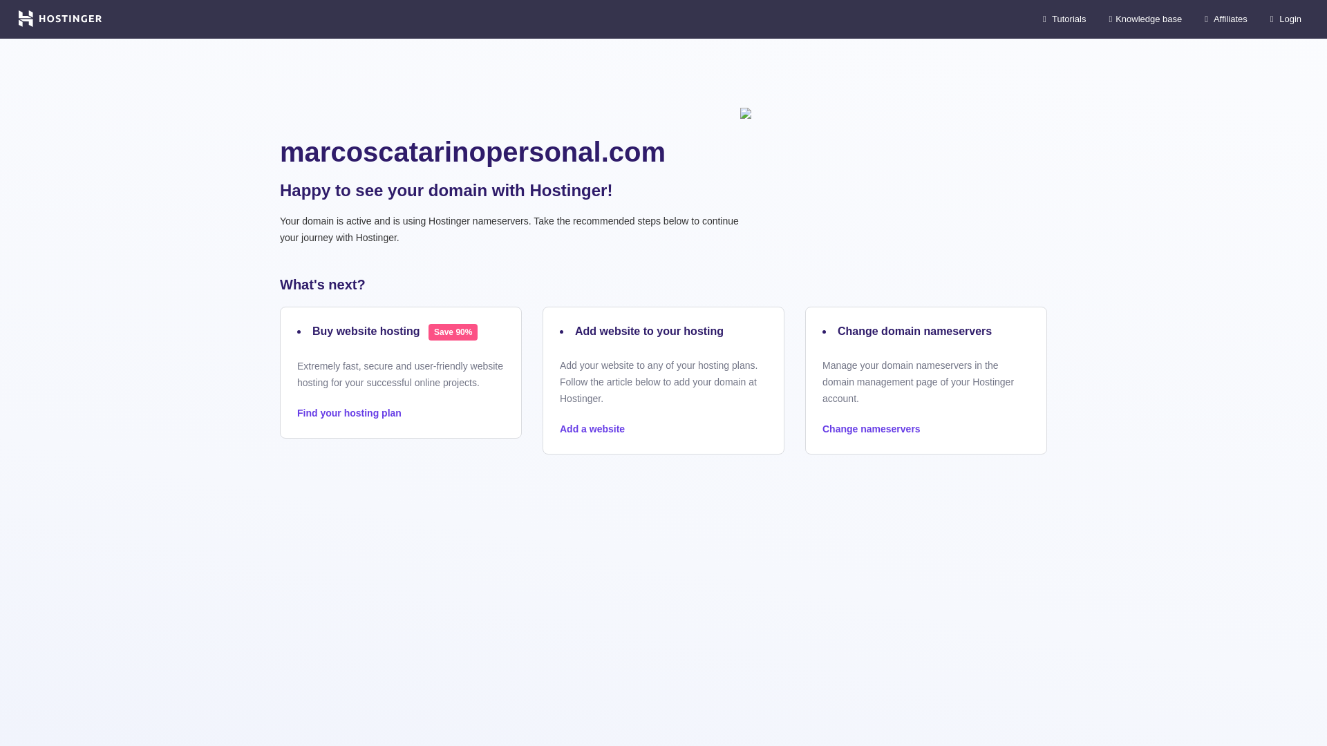 website screenshot of https://marcoscatarinopersonal.com/