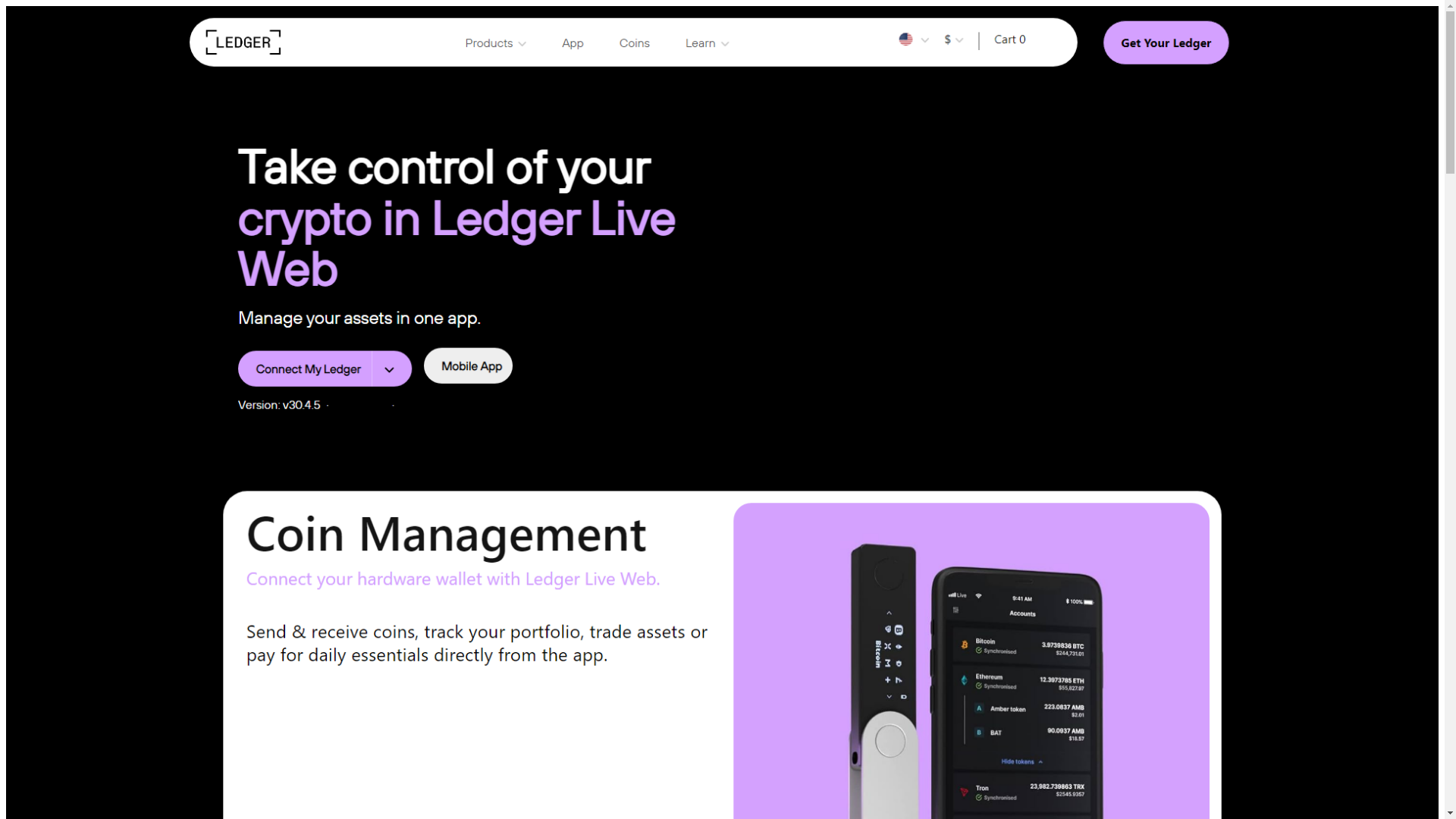 website screenshot of https://liveledgr-web-support.pages.dev/